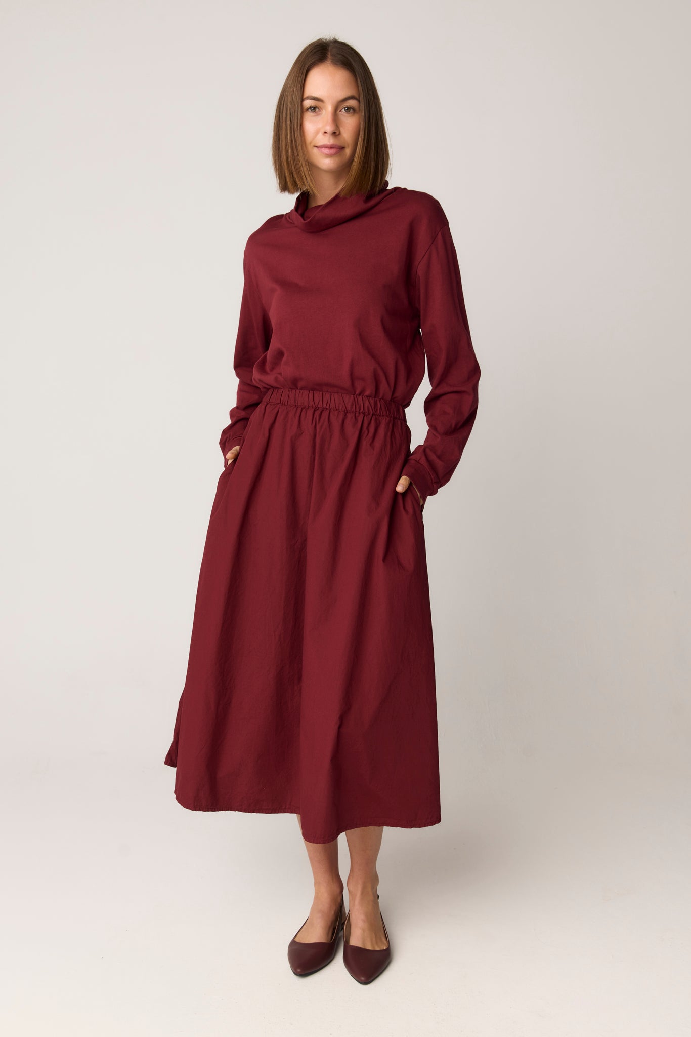 LOVE SKIRT - RUBY RED