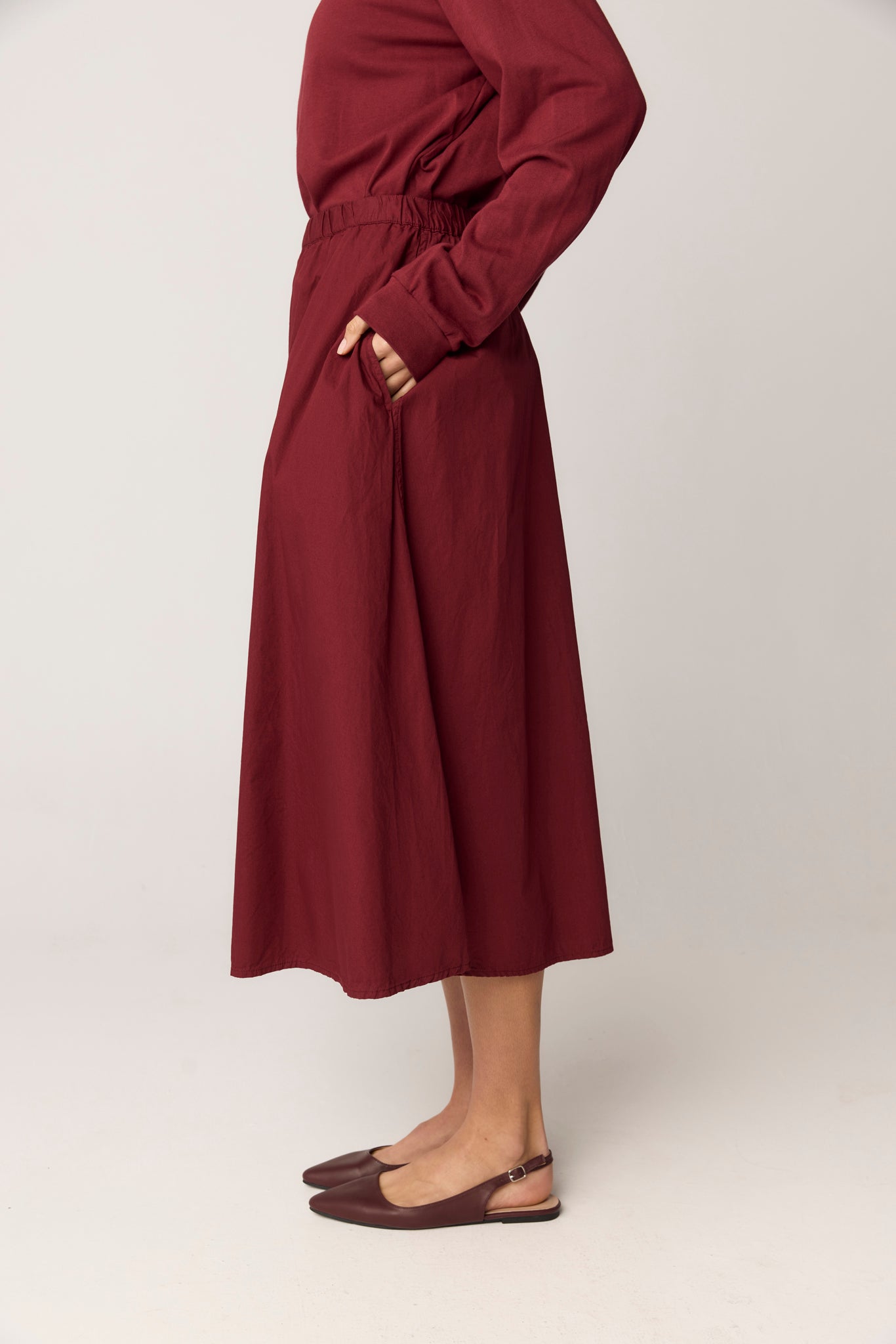 LOVE SKIRT - RUBY RED