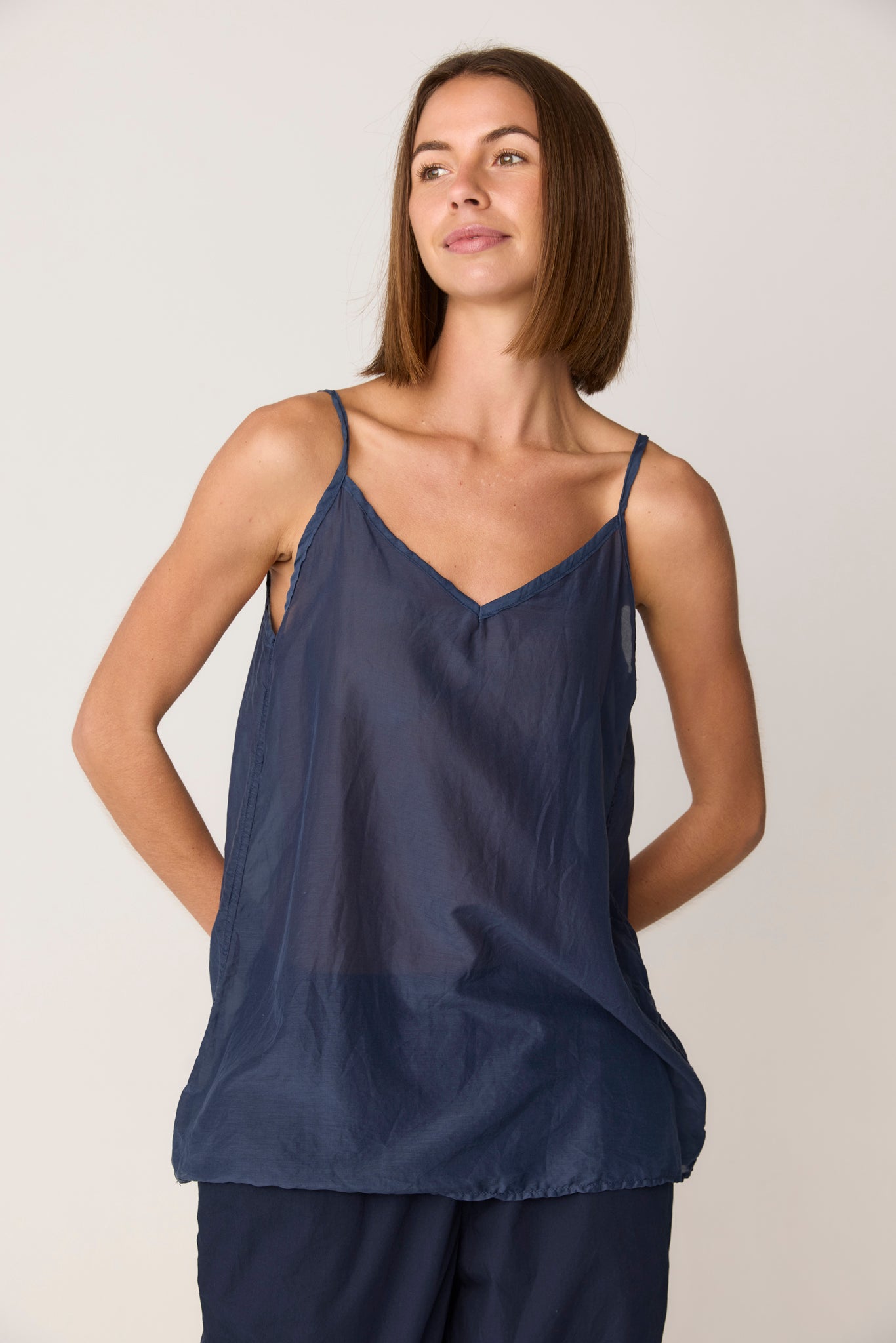 CANNE CAMI - DARK NAVY