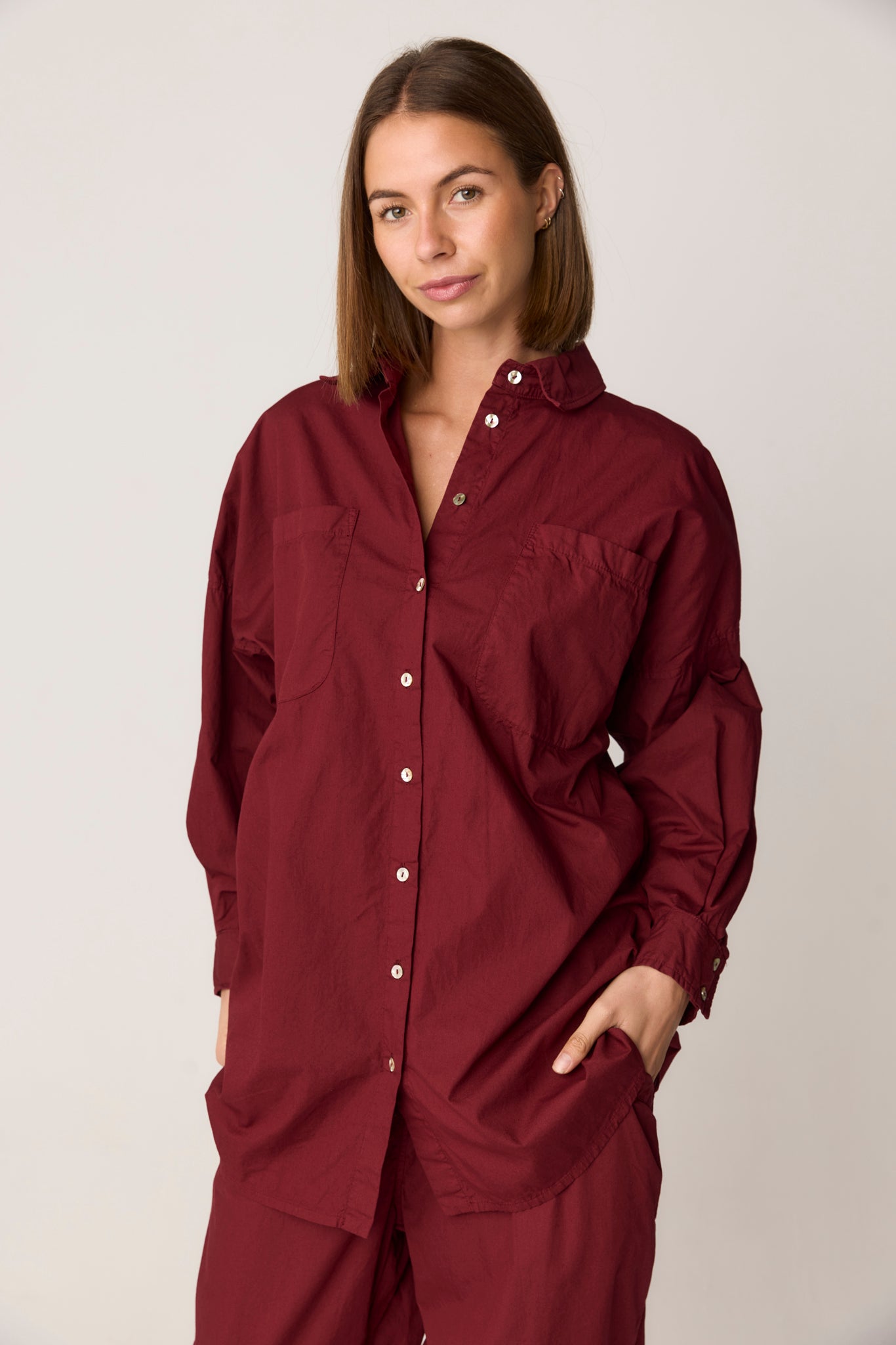 BOBO SHIRT - RUBY RED