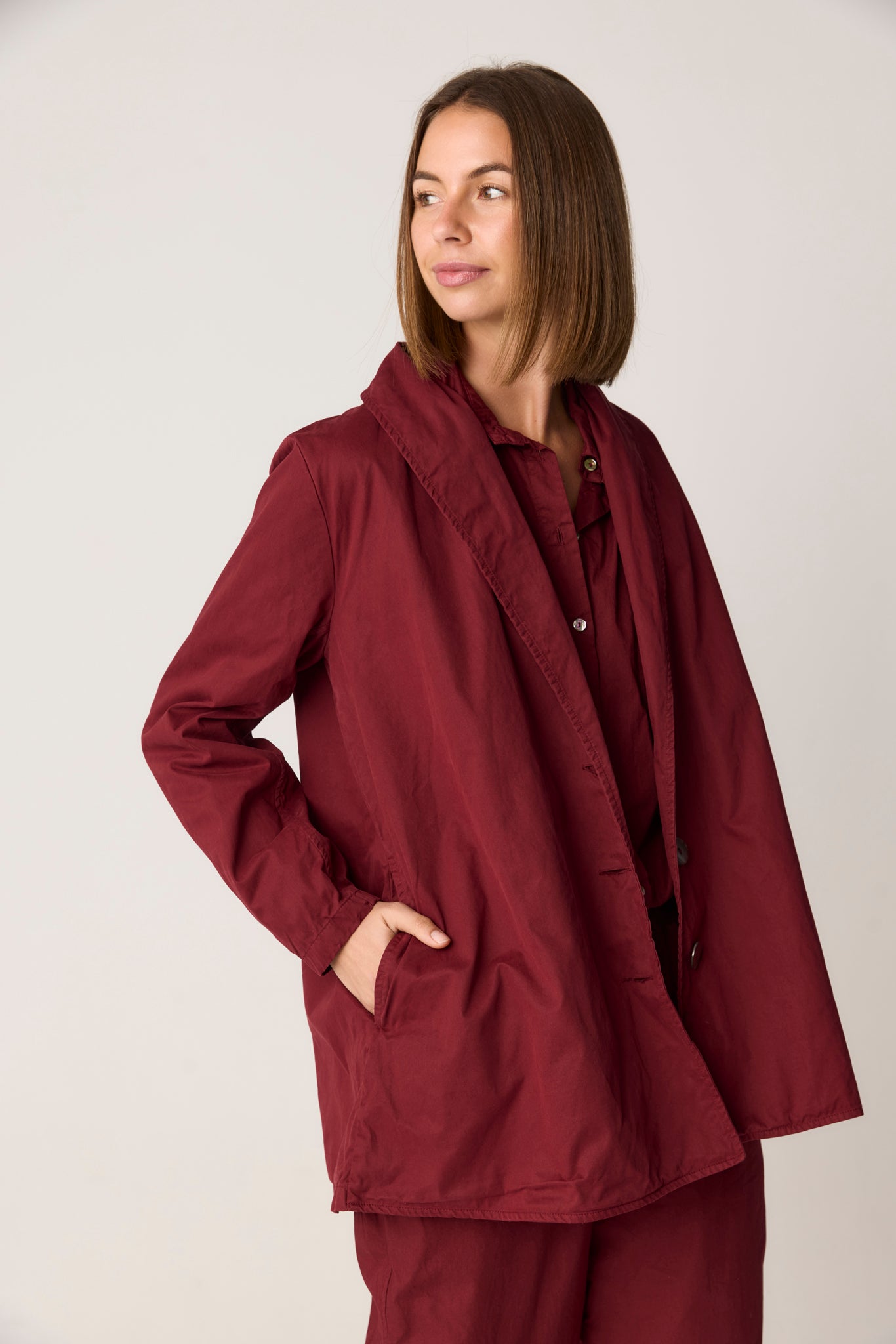 GLORY BLAZER - RUBY RED