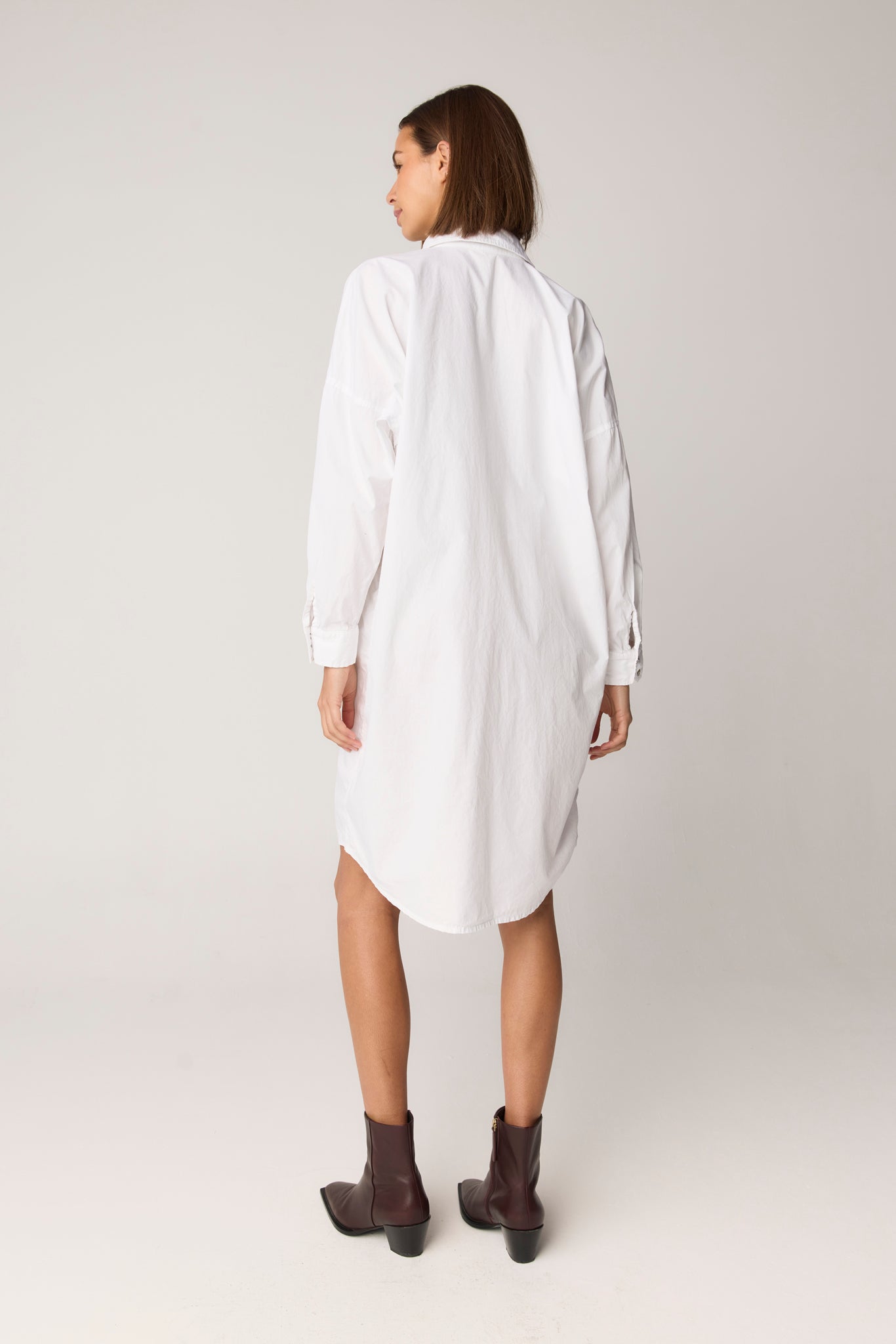 BOBO SHIRT DRESS - BLANC