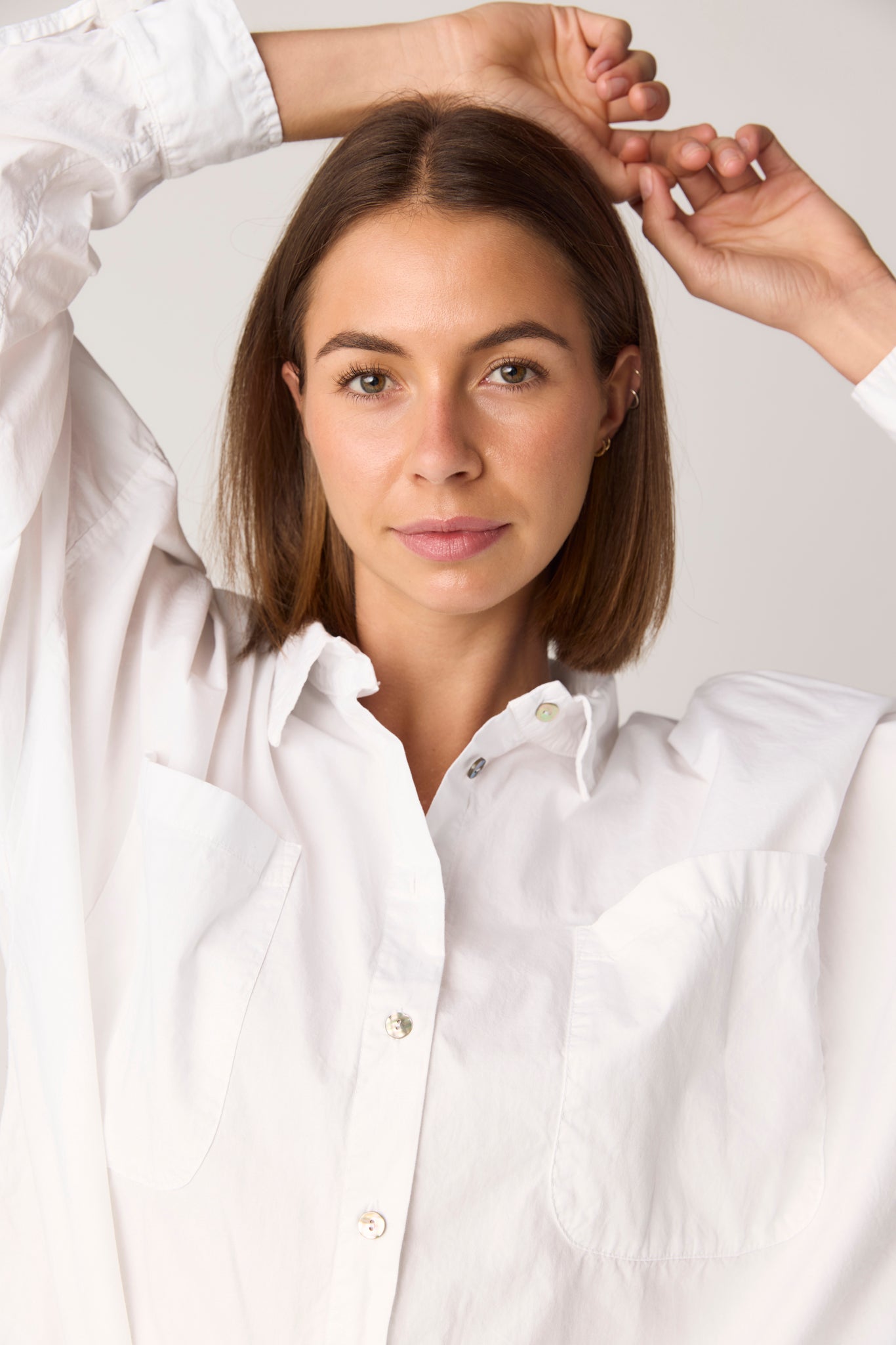 BOBO SHIRT DRESS - BLANC
