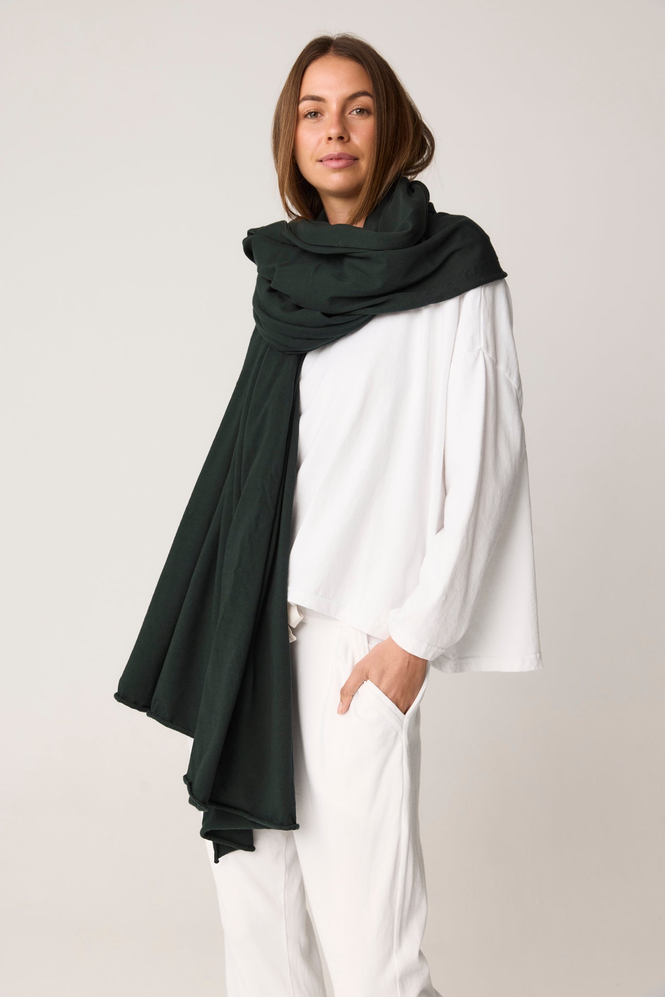WRAPPED SCARF - HEDGE