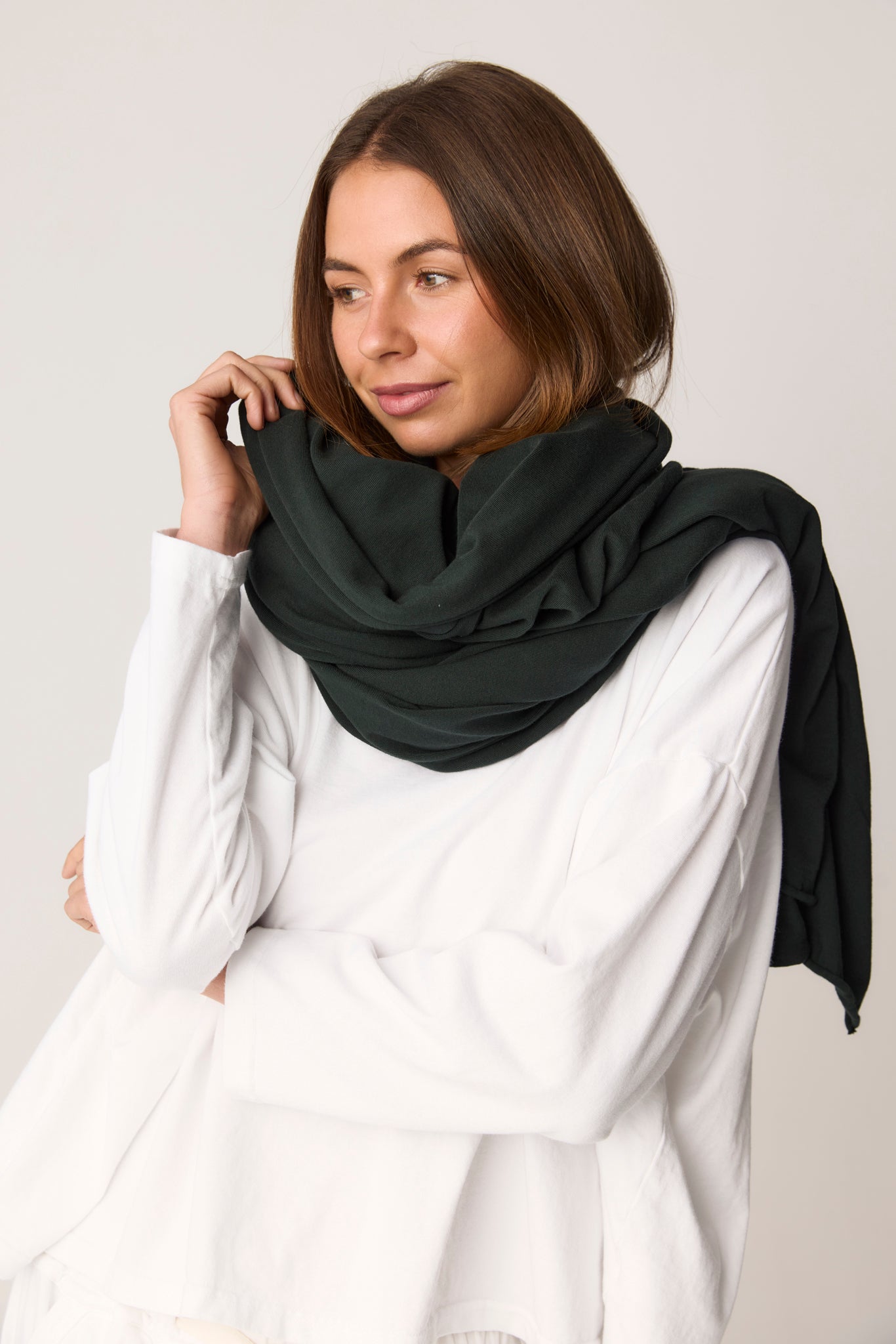 WRAPPED SCARF - HEDGE