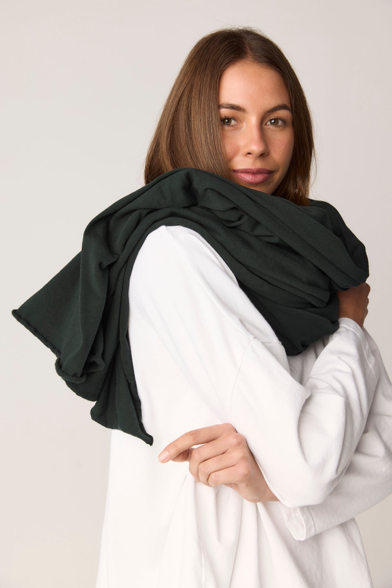 WRAPPED SCARF - HEDGE