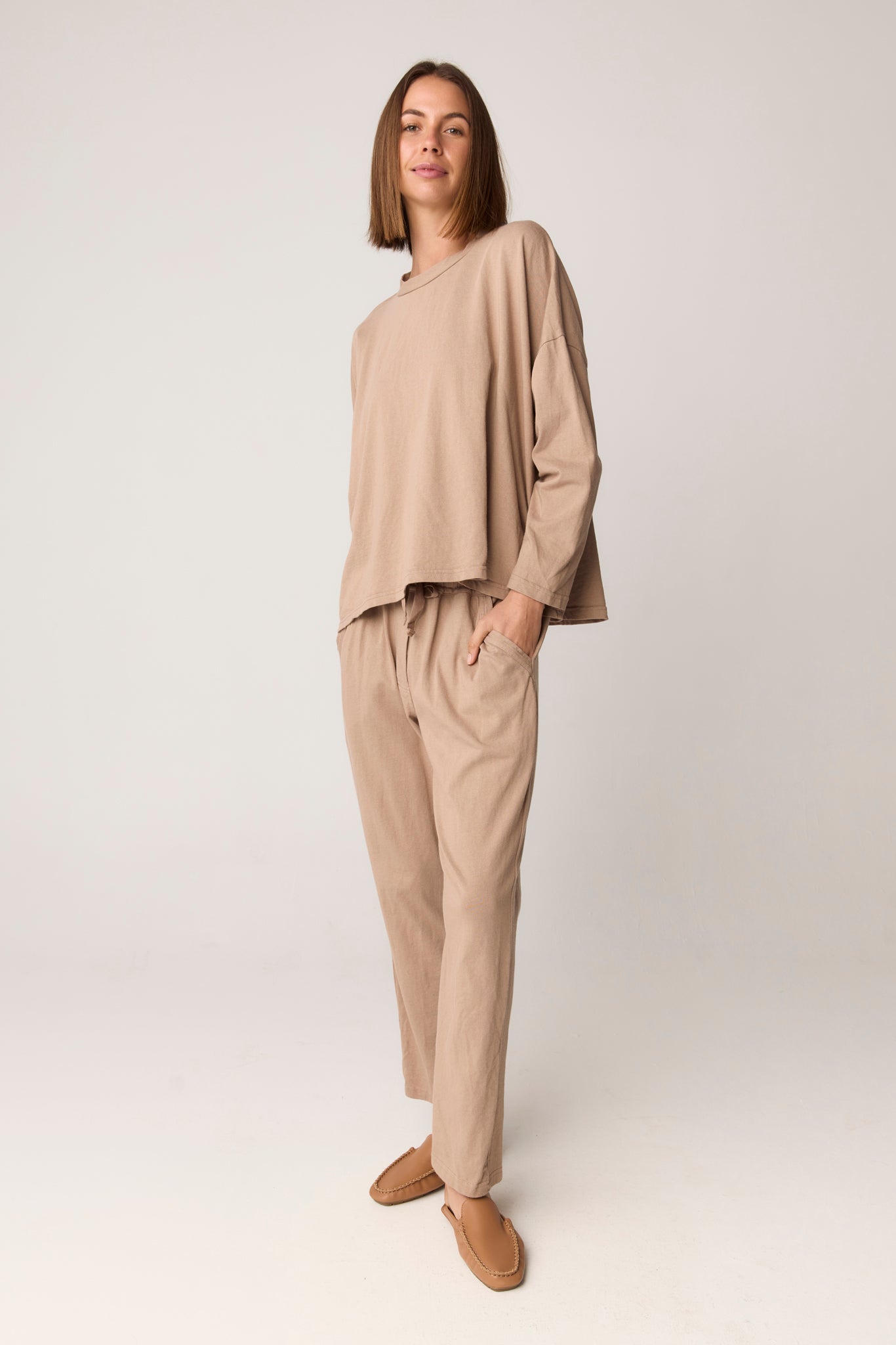 GOGO PANT - DUSTY OAT