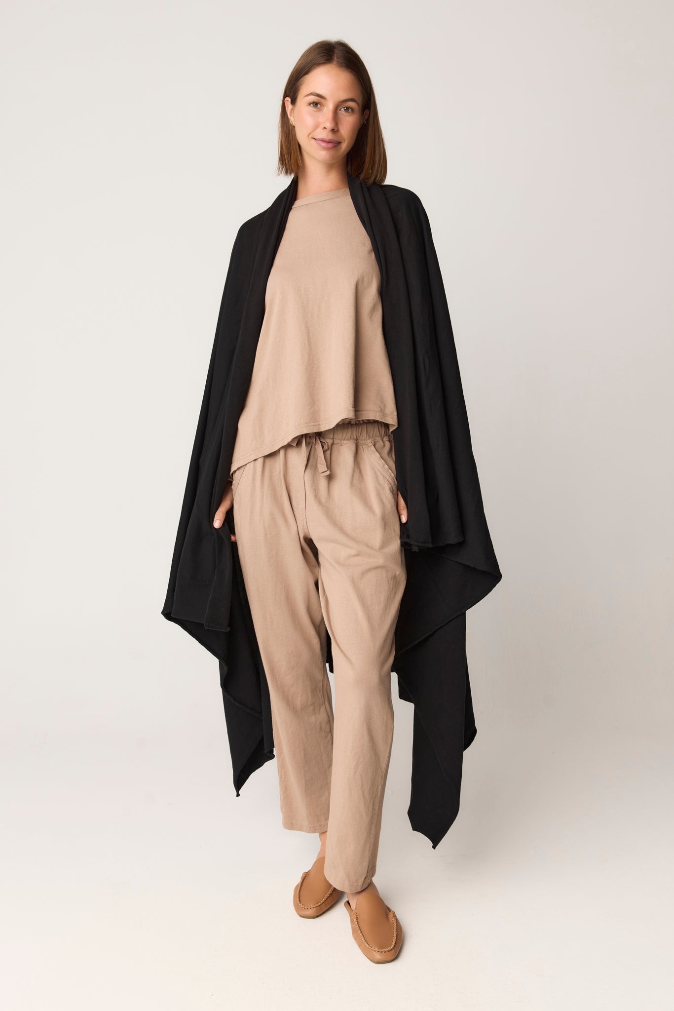 WRAPPED SCARF - NOIR