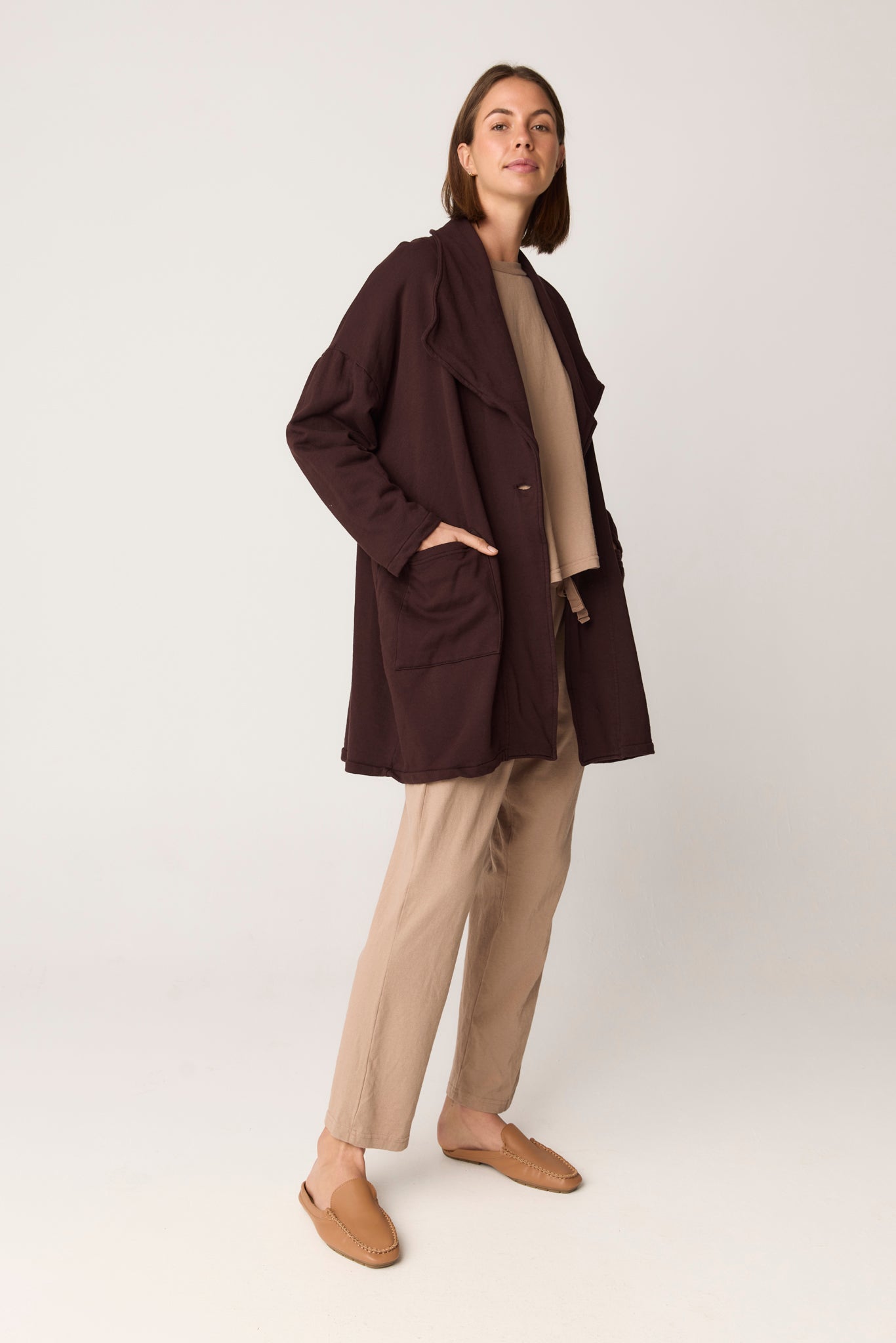 SESSI JACKET - GANACHE