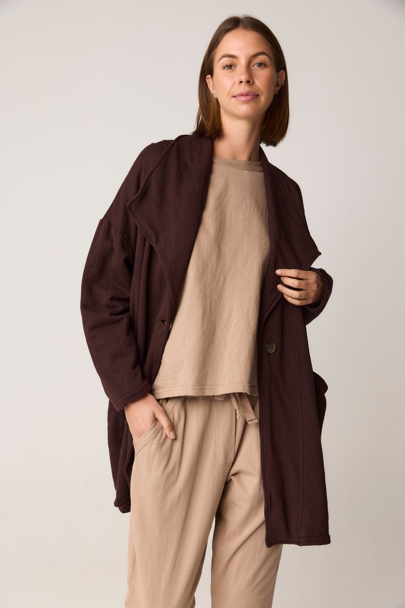 SESSI JACKET - GANACHE