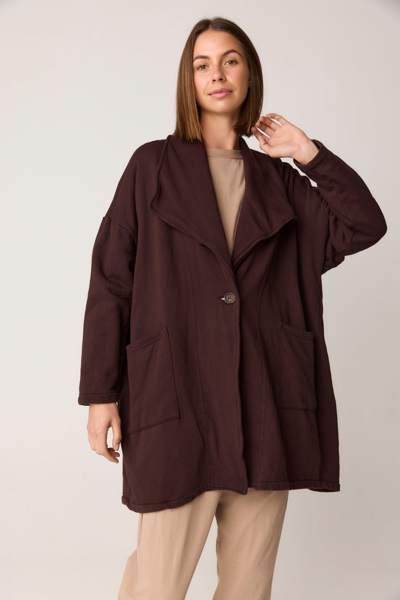 SESSI JACKET - GANACHE