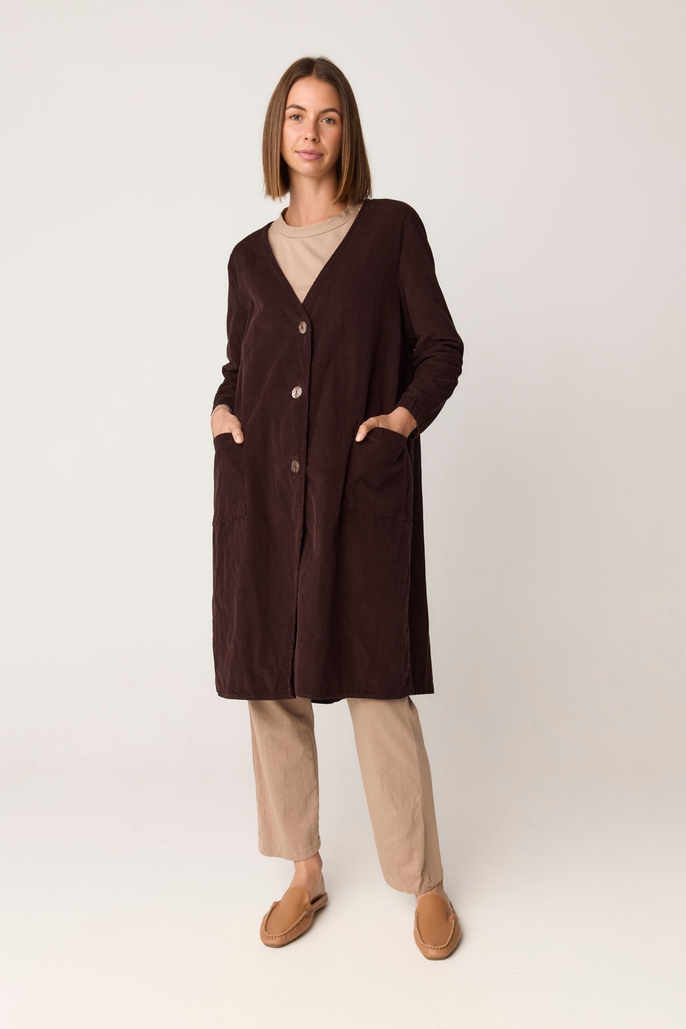 PENNY COAT - GANACHE