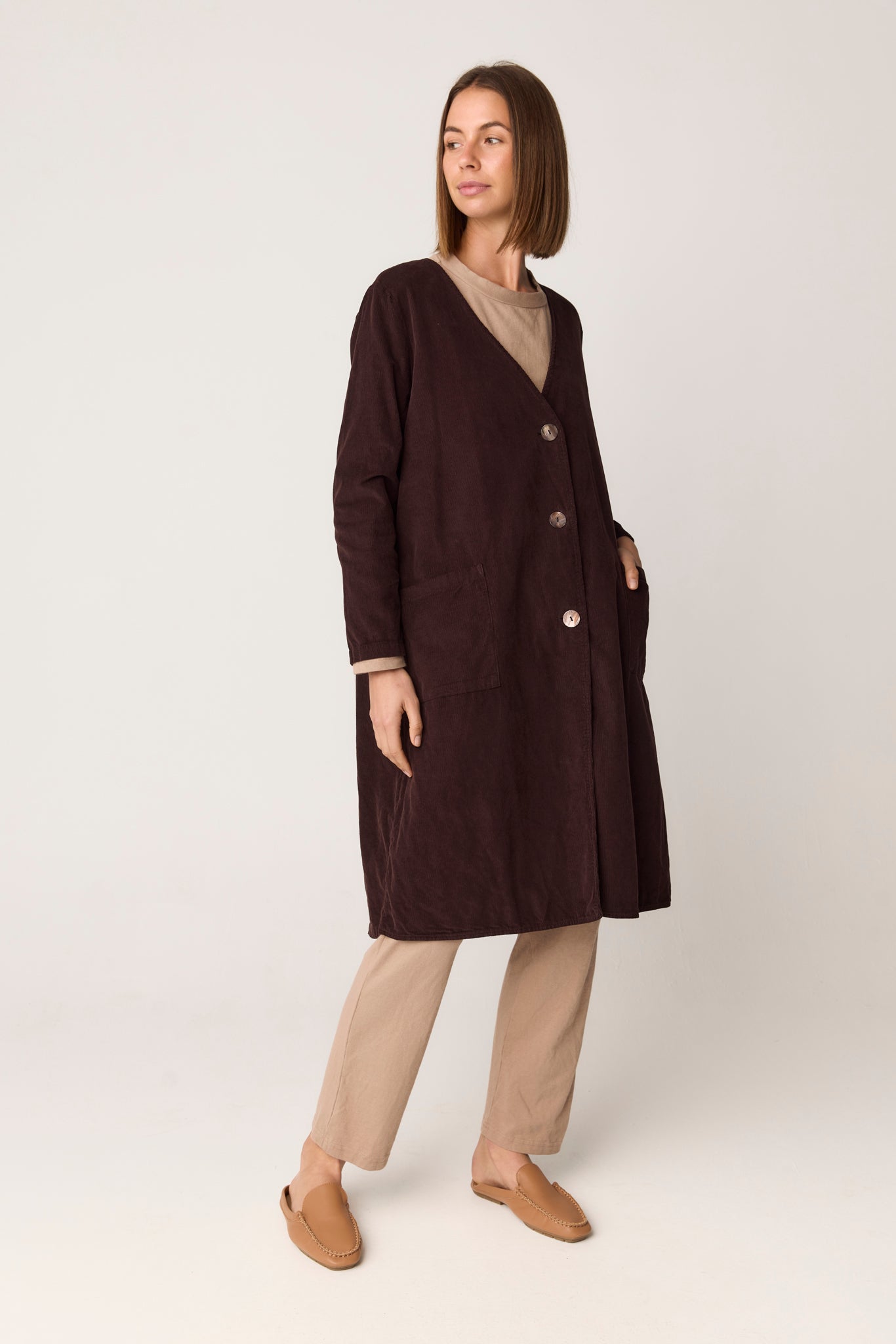 PENNY COAT - GANACHE
