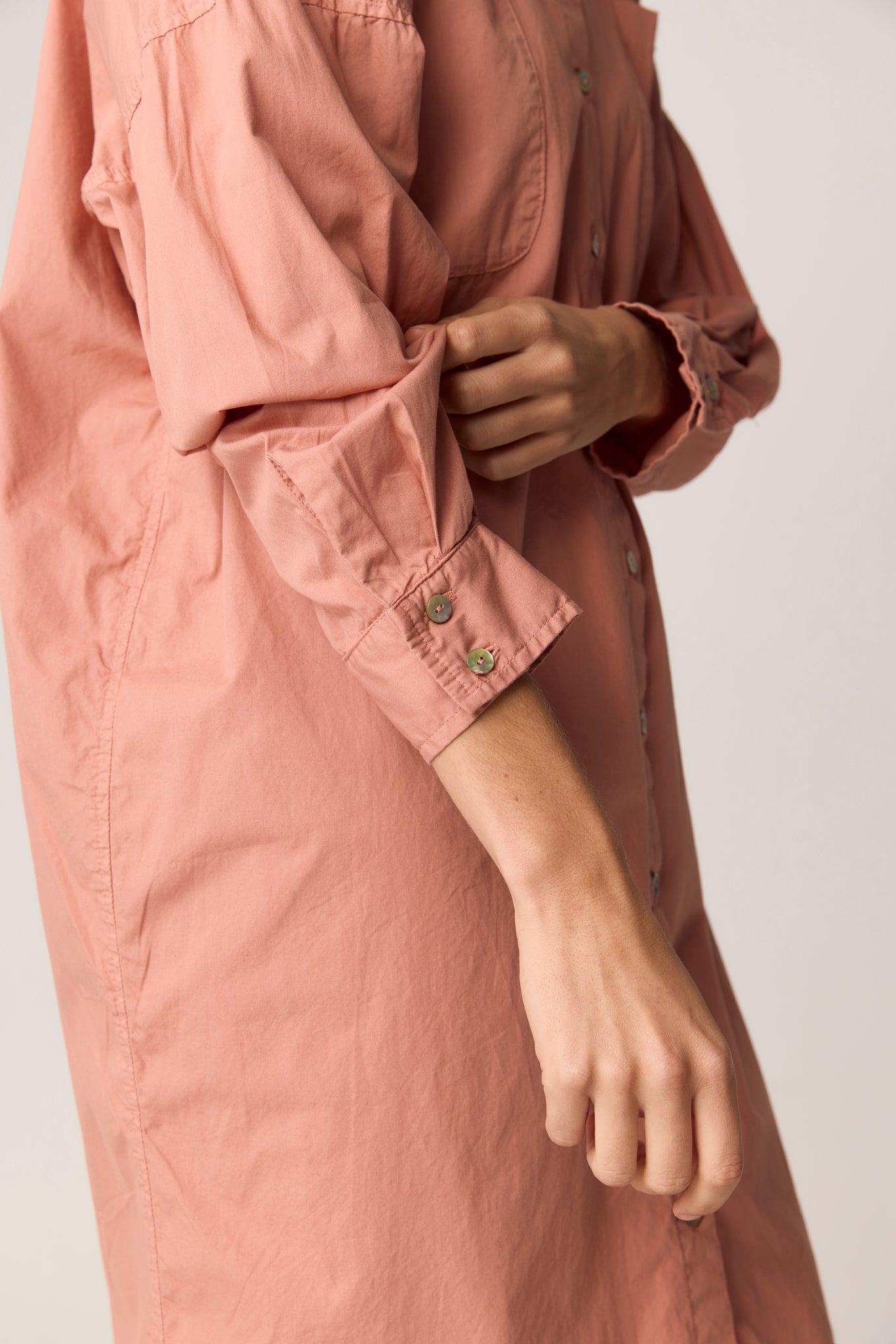 BOBO SHIRT DRESS - PETAL