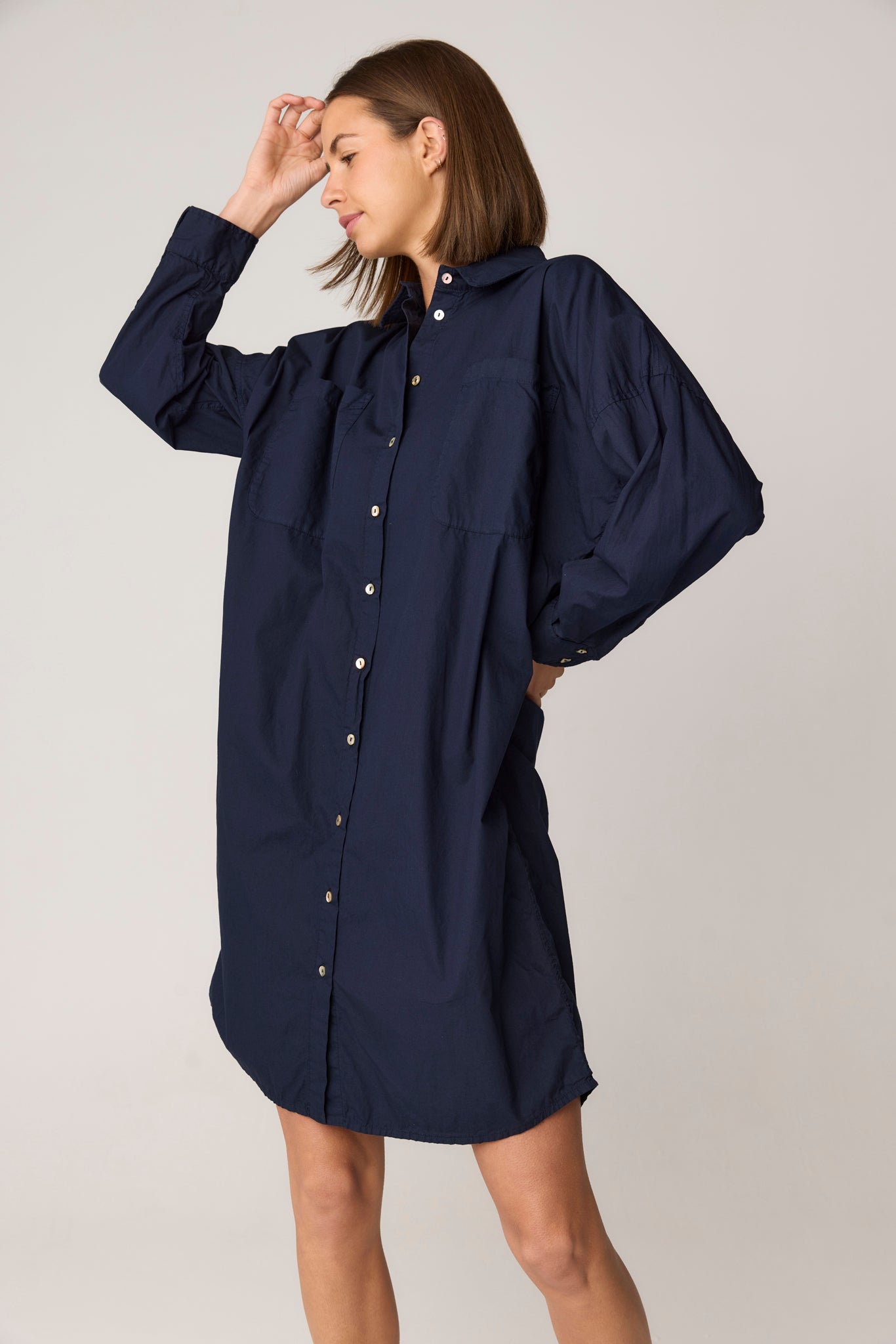 BOBO SHIRT DRESS - MIDNIGHT