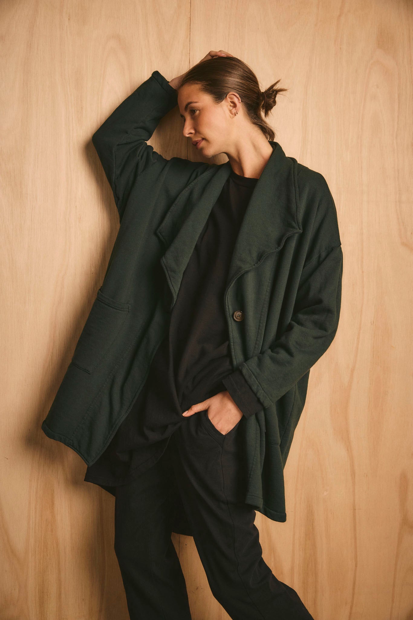SESSI JACKET - HEDGE