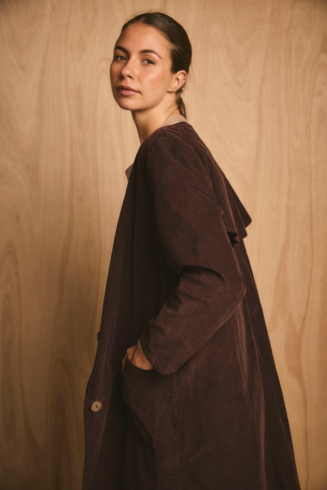 PENNY COAT - GANACHE