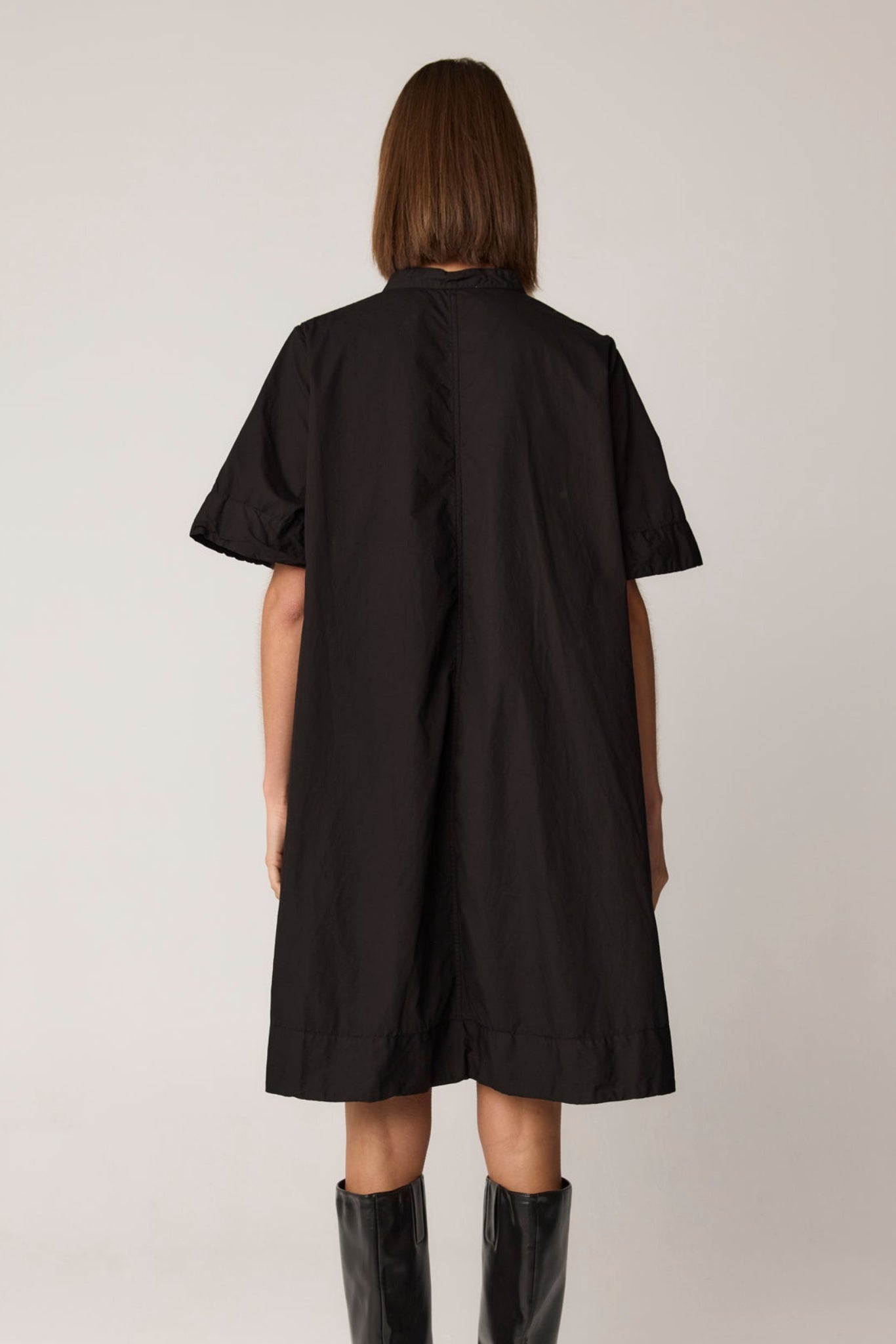 SHORE SHIRT DRESS - NOIR