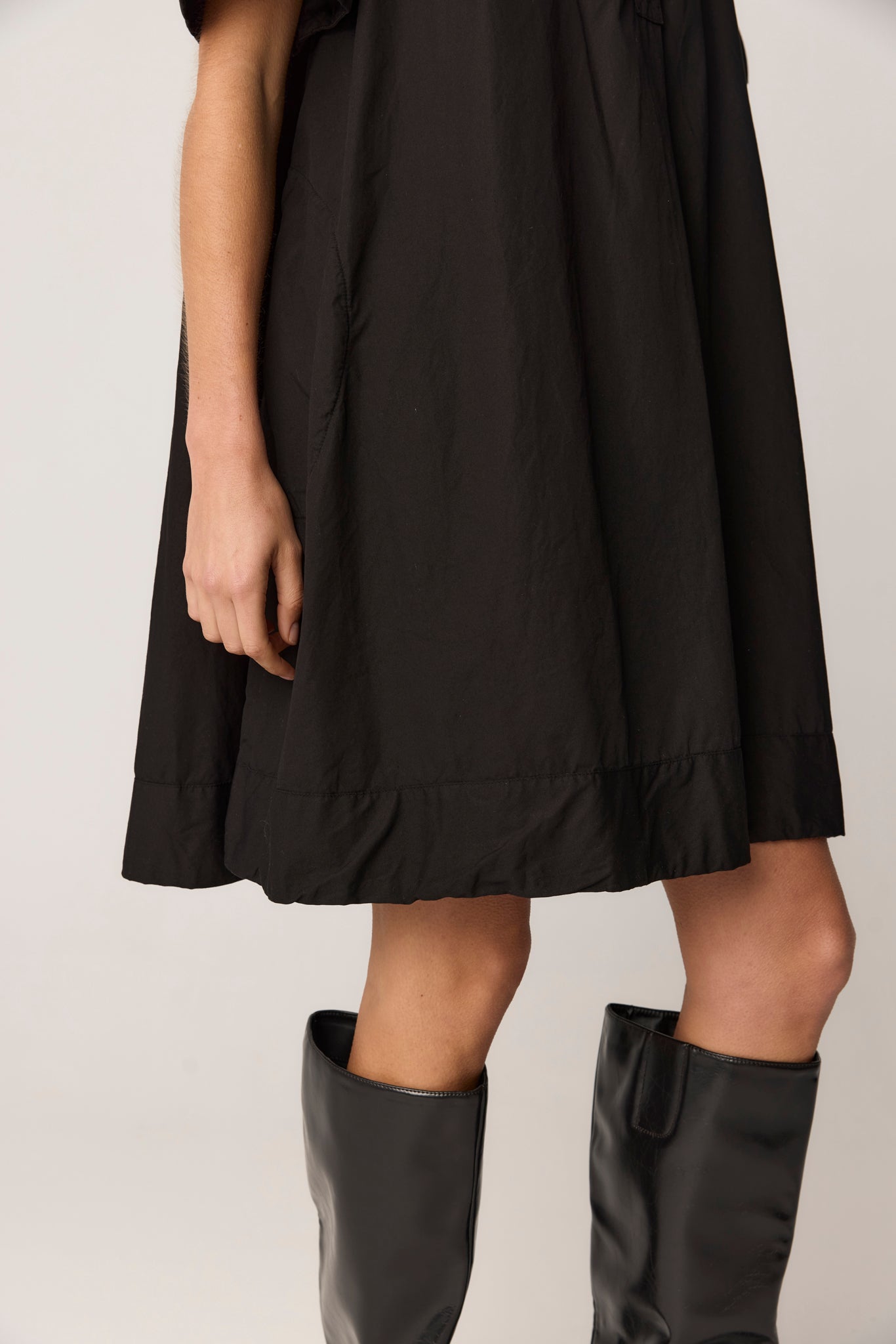SHORE SHIRT DRESS - NOIR