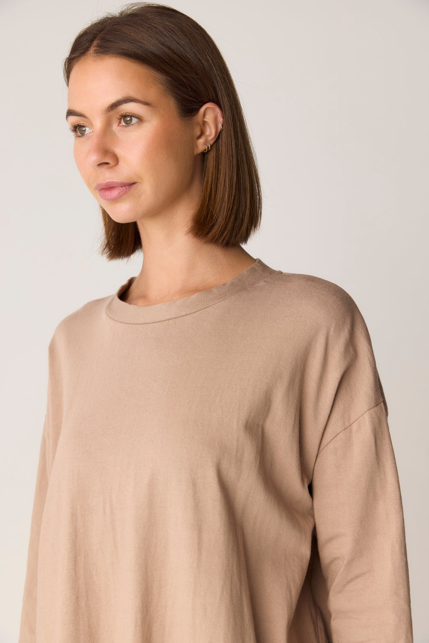 KIKI DRESS - DUSTY OAT