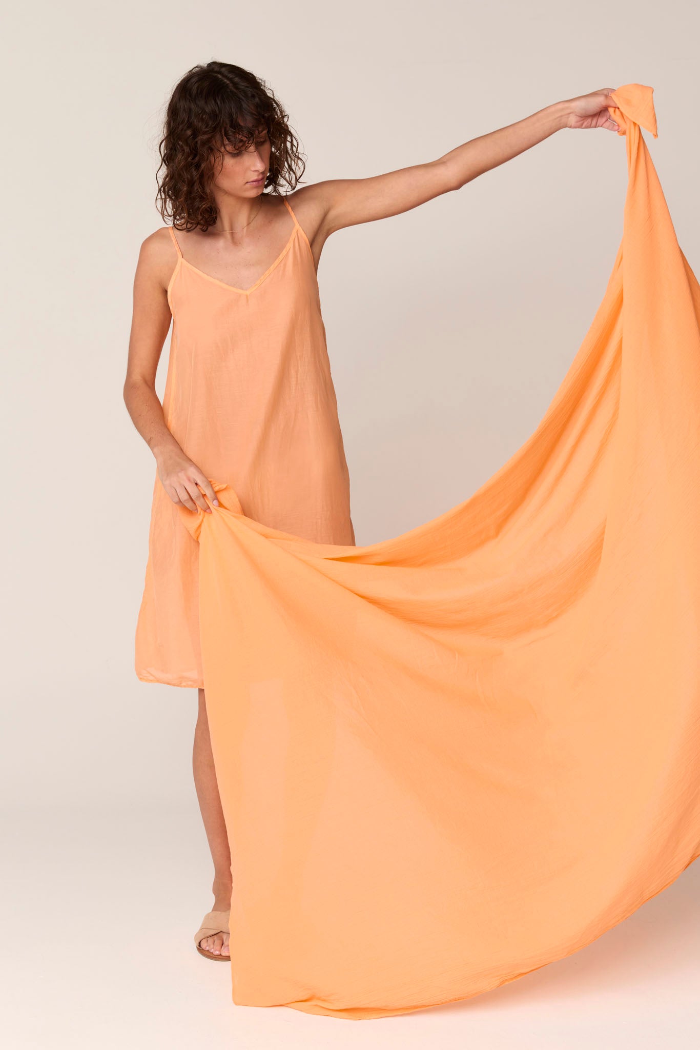 CRINKLE SCARF - SUNSHINE