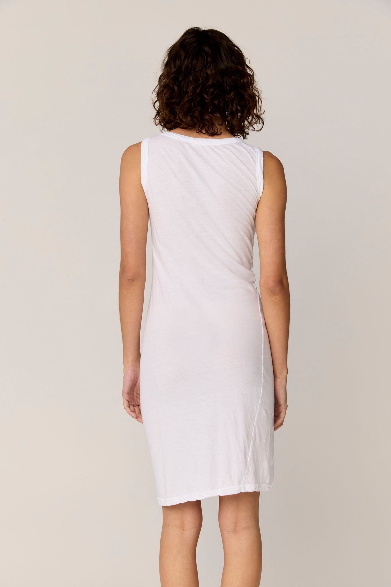 COASTY TANK DRESS - BLANC