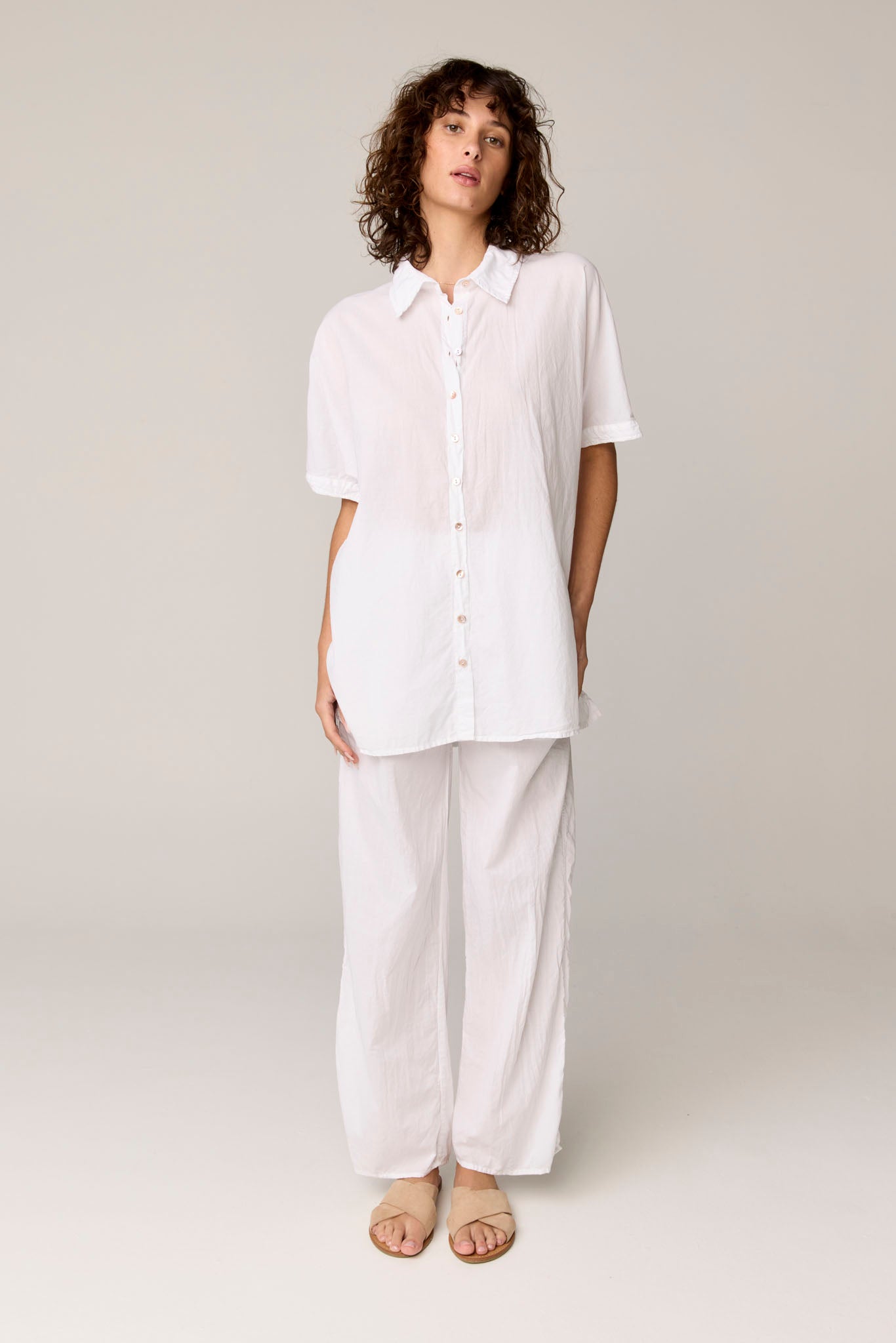 DEVOILE SHIRT - BLANC