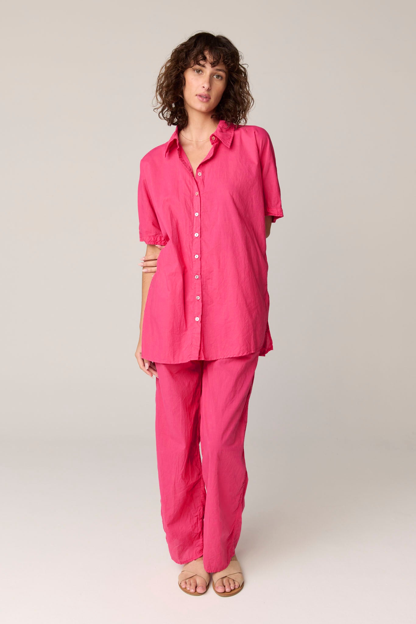 DEVOILE PANT - RASPBERRY