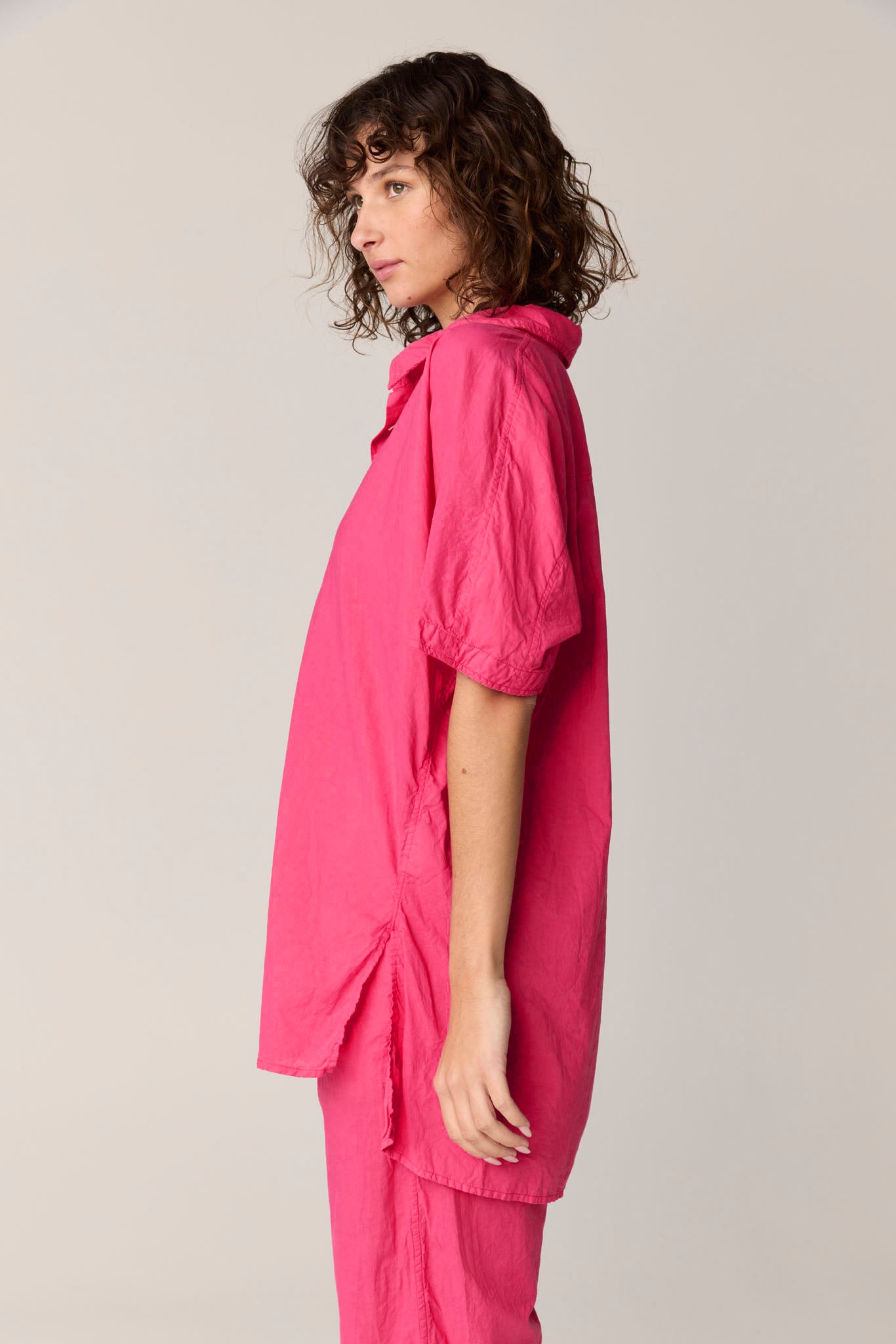 DEVOILE SHIRT - RASPBERRY