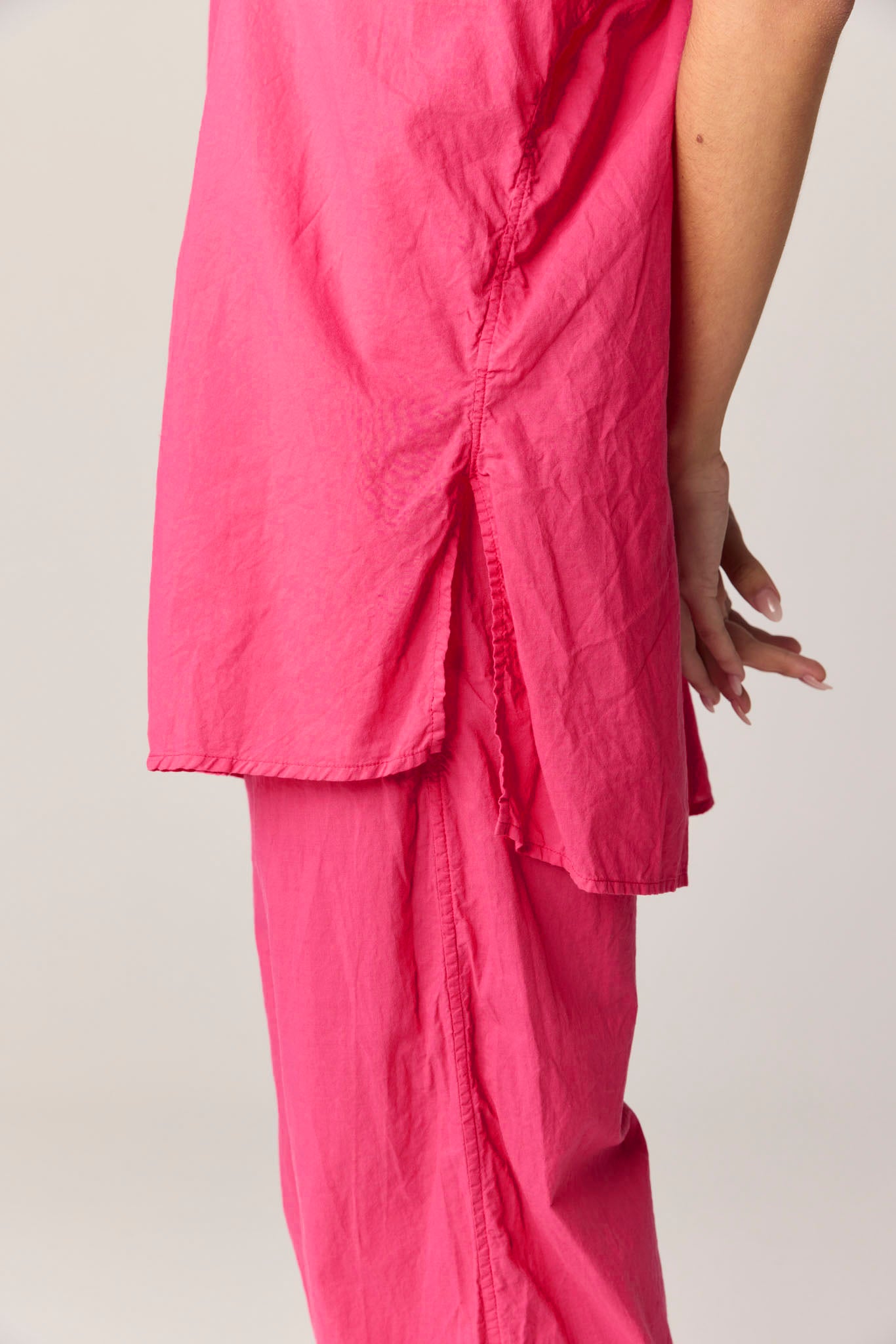 DEVOILE SHIRT - RASPBERRY