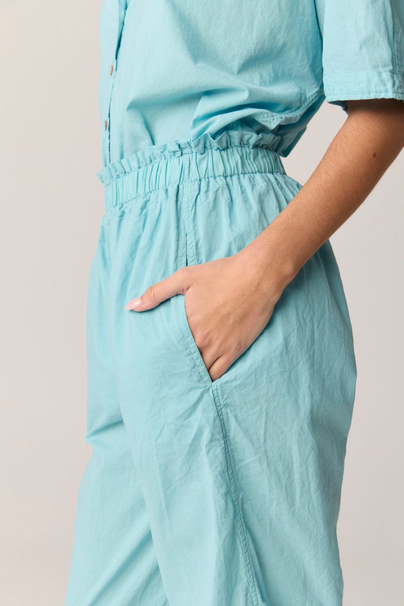 DEVOILE PANT - SEA FOAM