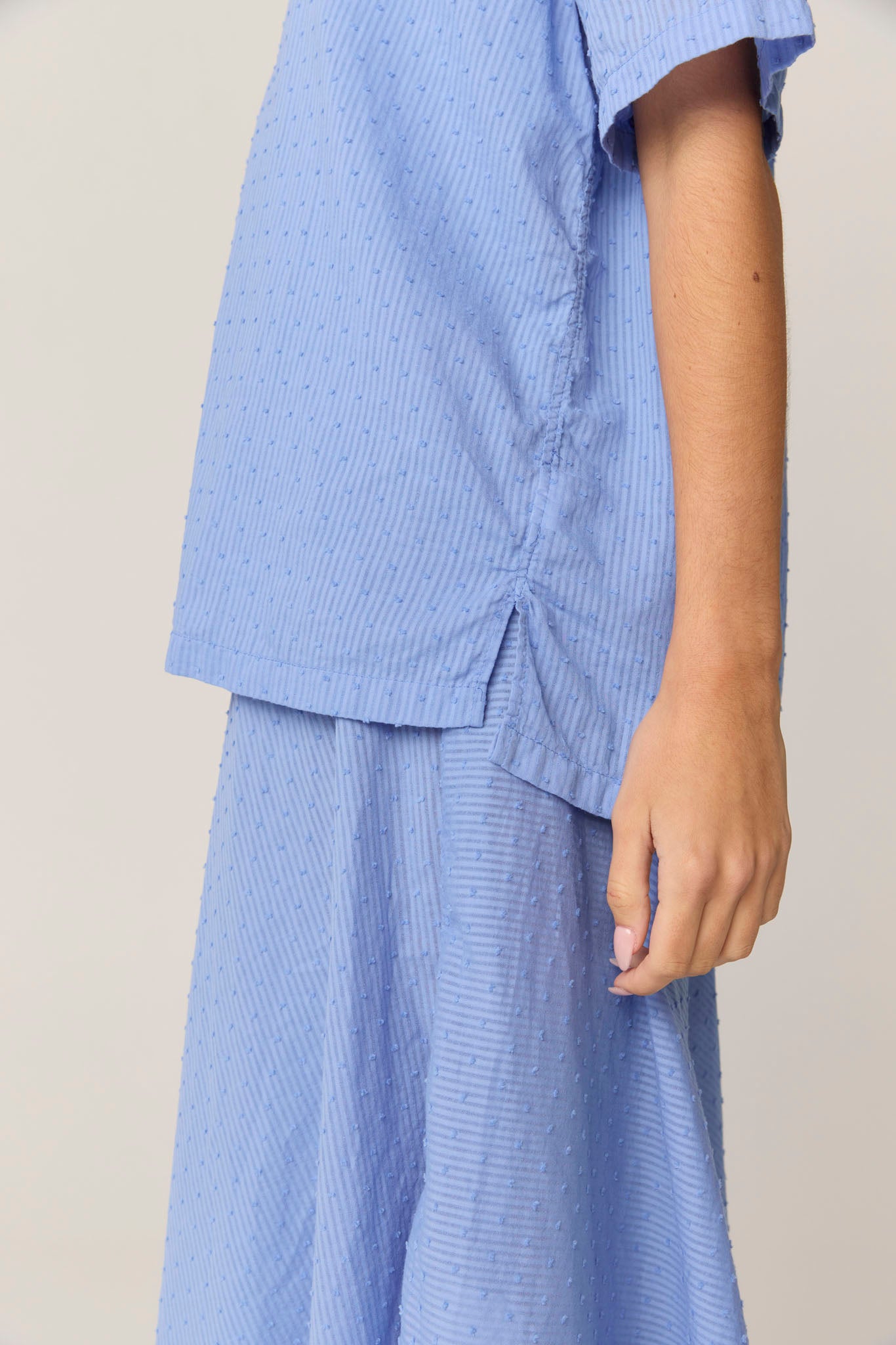 FLOCKY SHIRT - CORNFLOWER