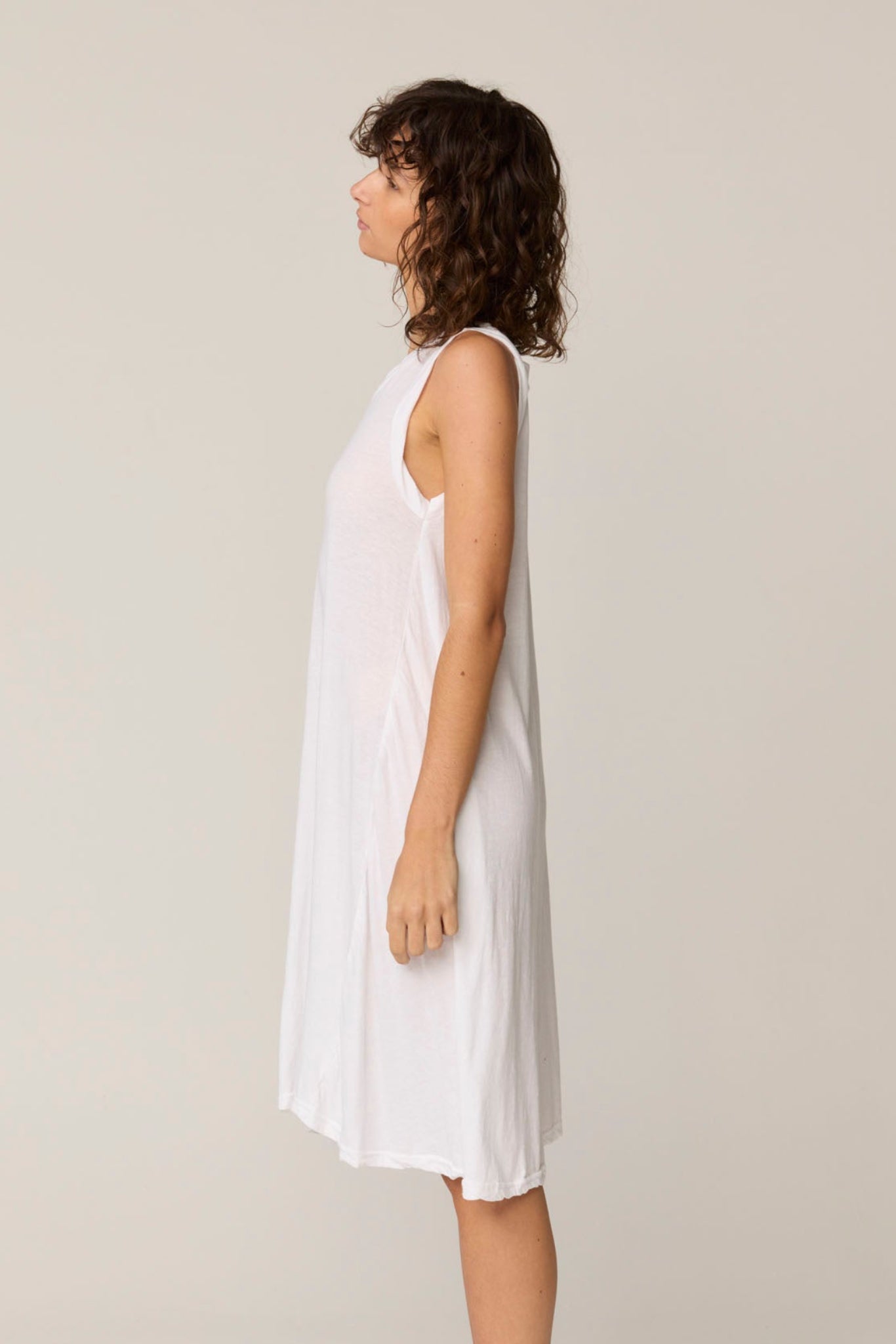 VERY TANK DRESS - BLANC