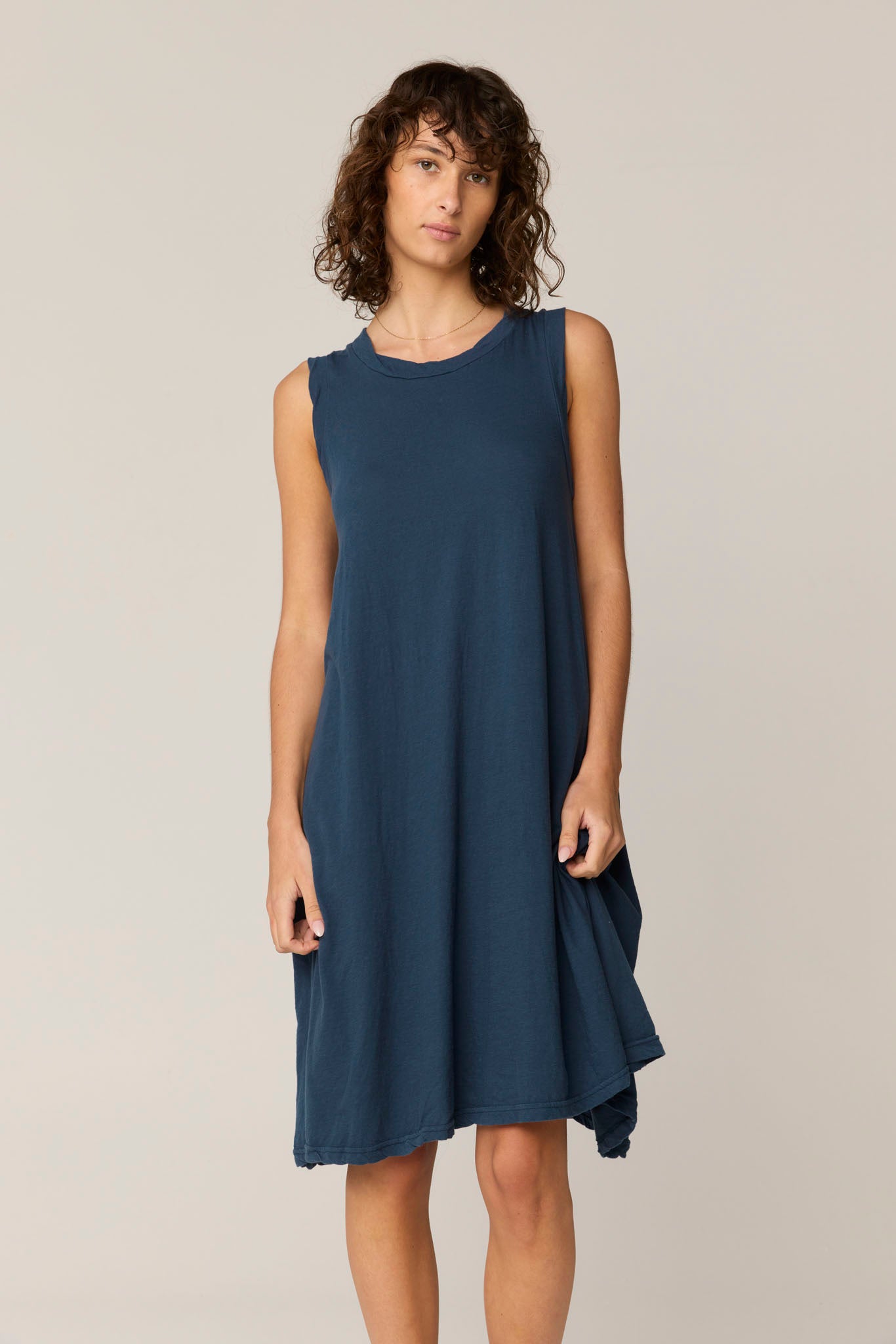 VERY TANK DRESS - DARK NAVY