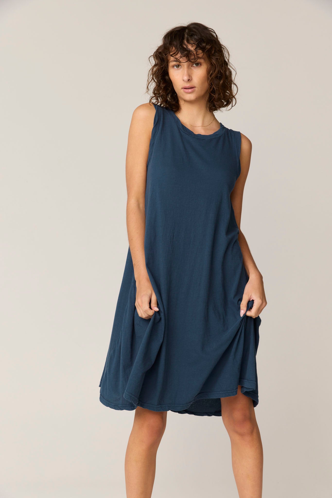 VERY TANK DRESS - DARK NAVY