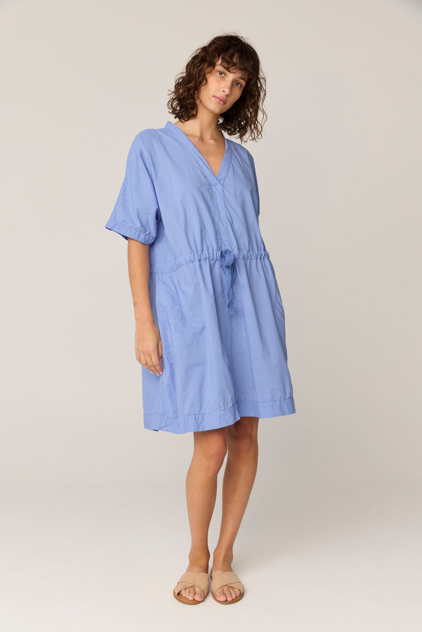 BEACH COVER UP - CORNFLOWER