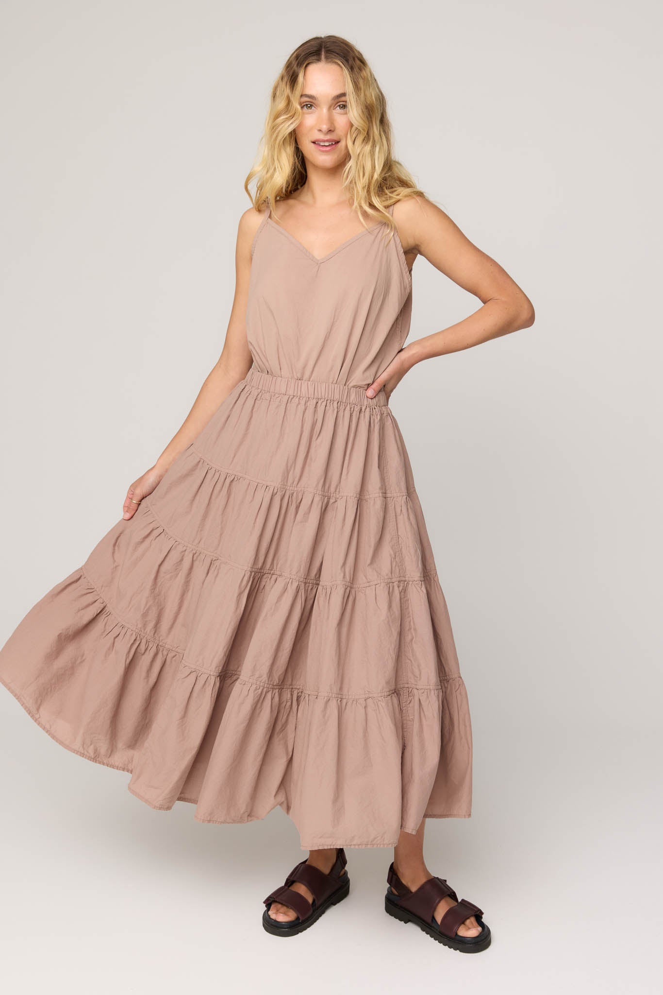 MOONSTAR SKIRT - TAUPE