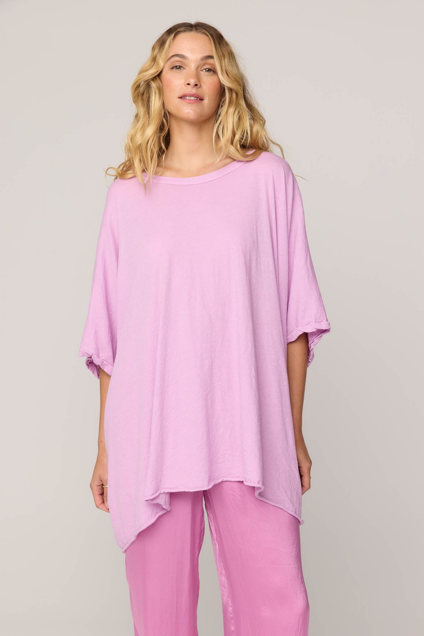 BOX TEE - PASTEL PINK