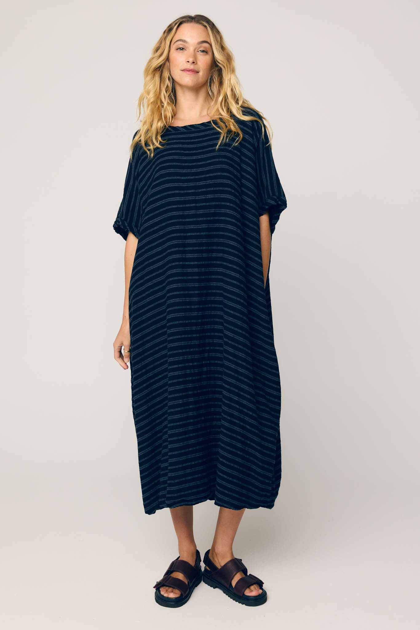 GAUZZY DRESS - DARK NAVY