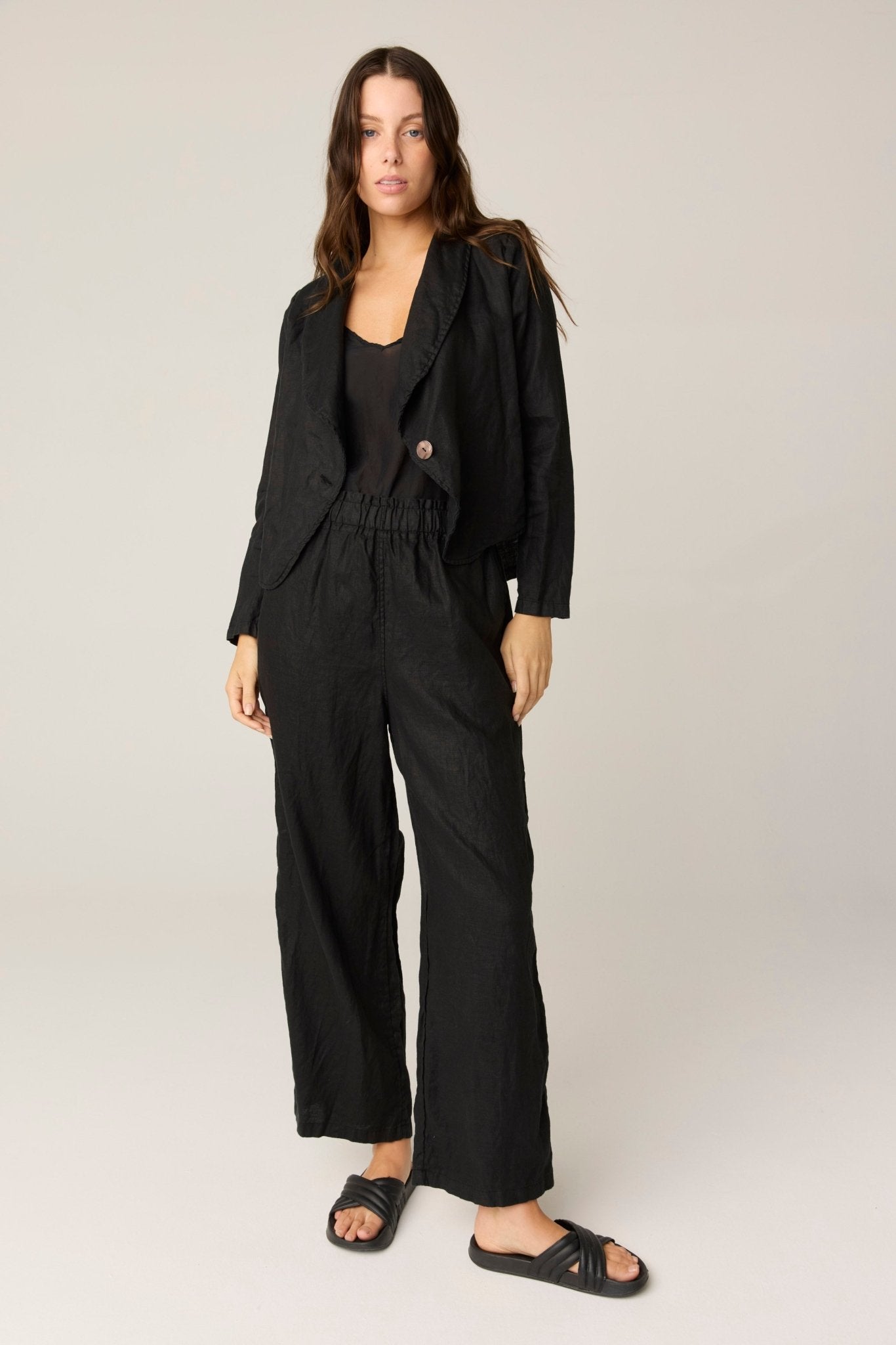 ISLAND PANT - NOIR (PRE - ORDER) - Primness