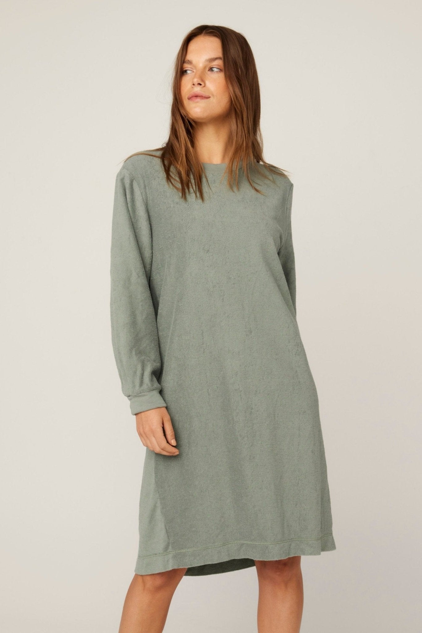 JUNE JUMPER DRESS - FERN - PRE-ORDER - Primness