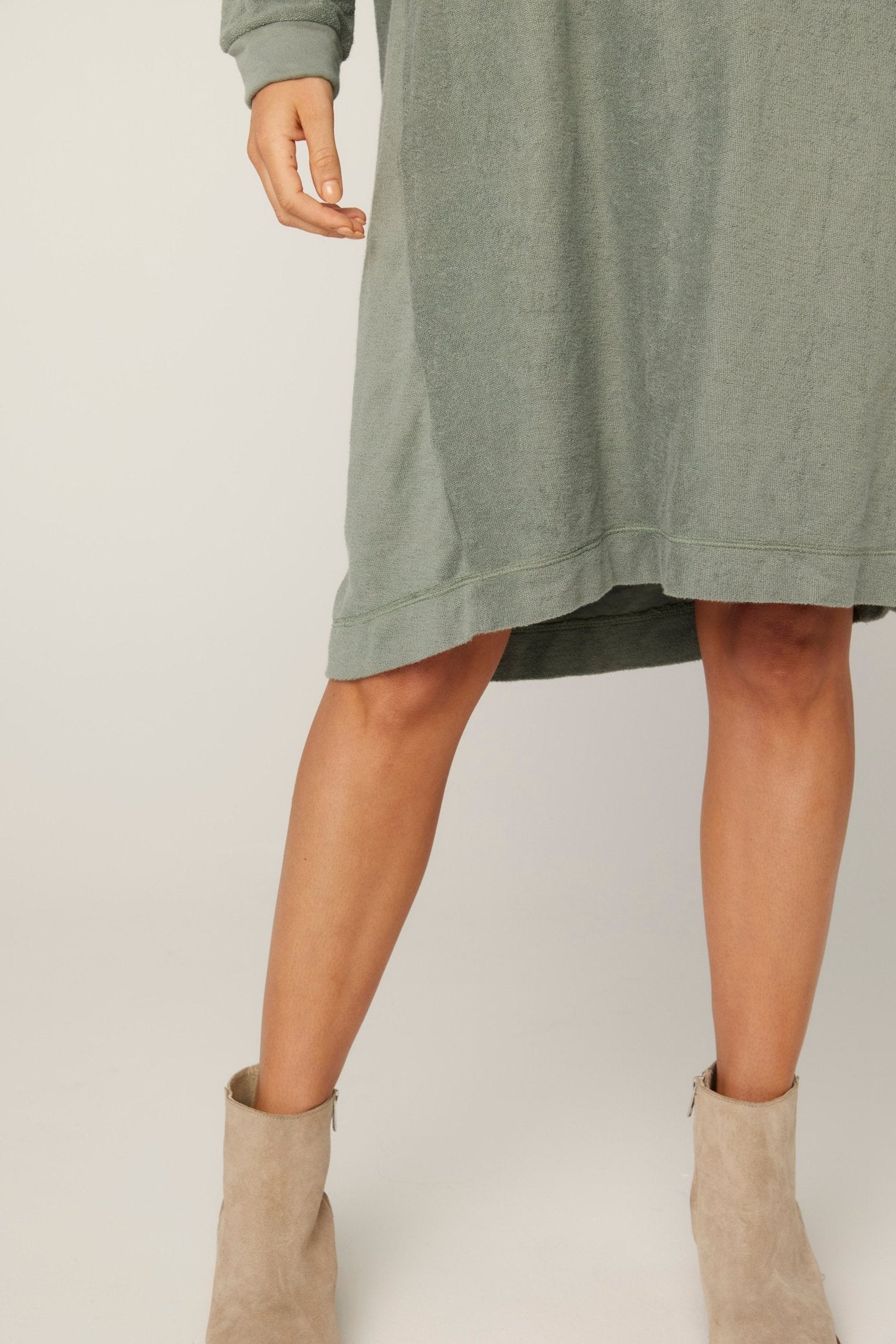 JUNE JUMPER DRESS - FERN - PRE-ORDER - Primness