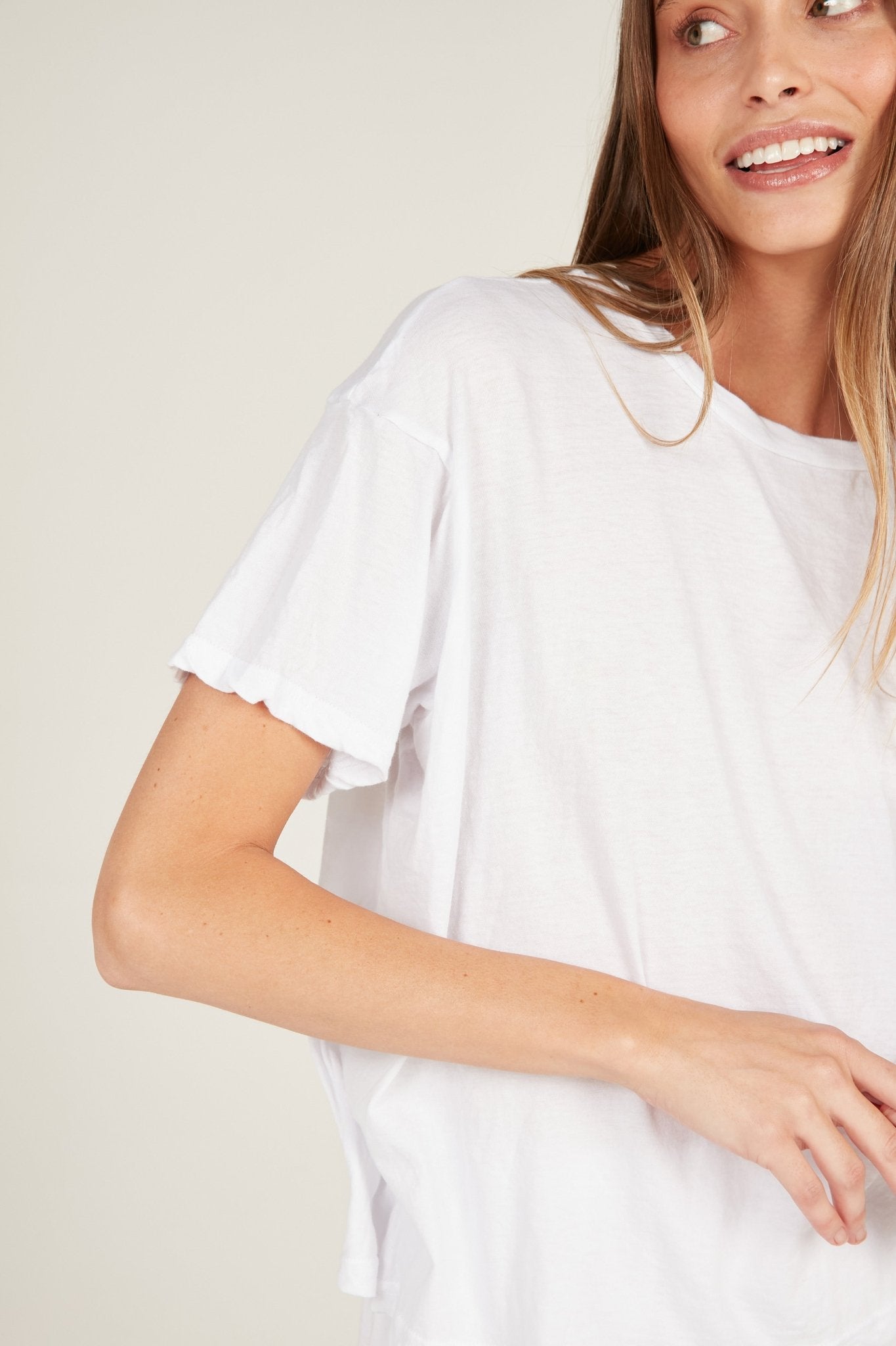 LUCKIE TEE - BLANC - Primness