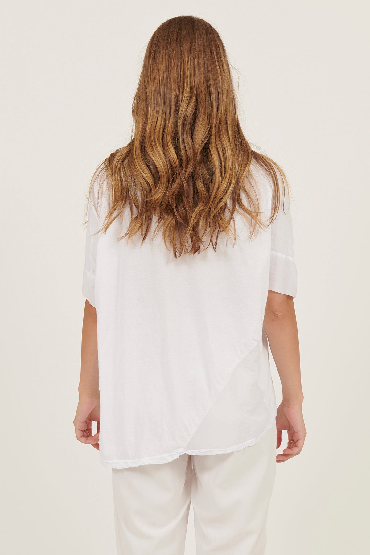 MINK TEE - BLANC - Primness