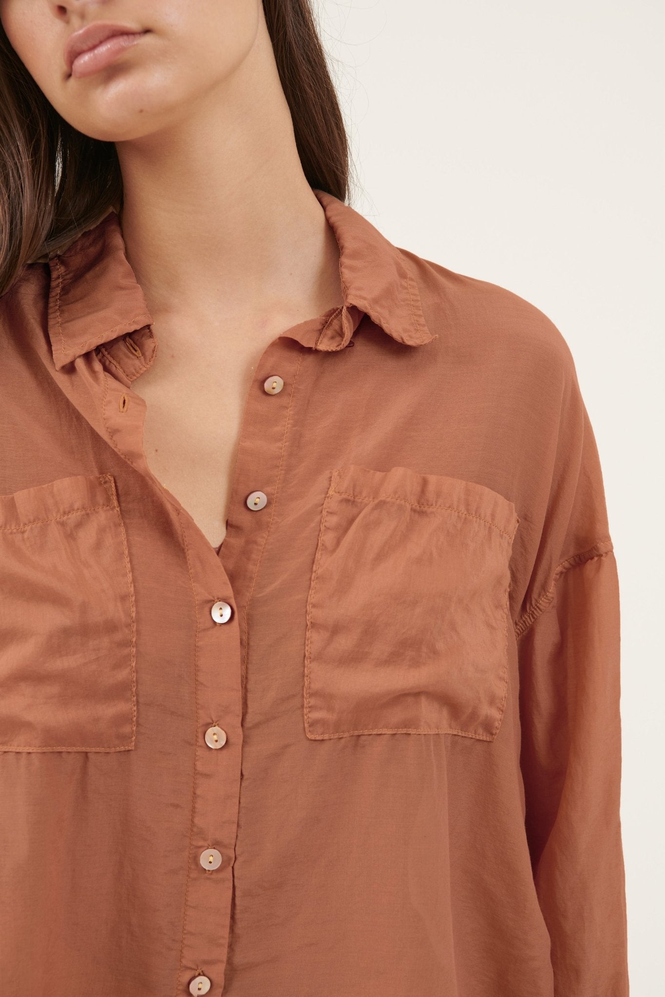 POCO SHIRT - TAWNY - Primness
